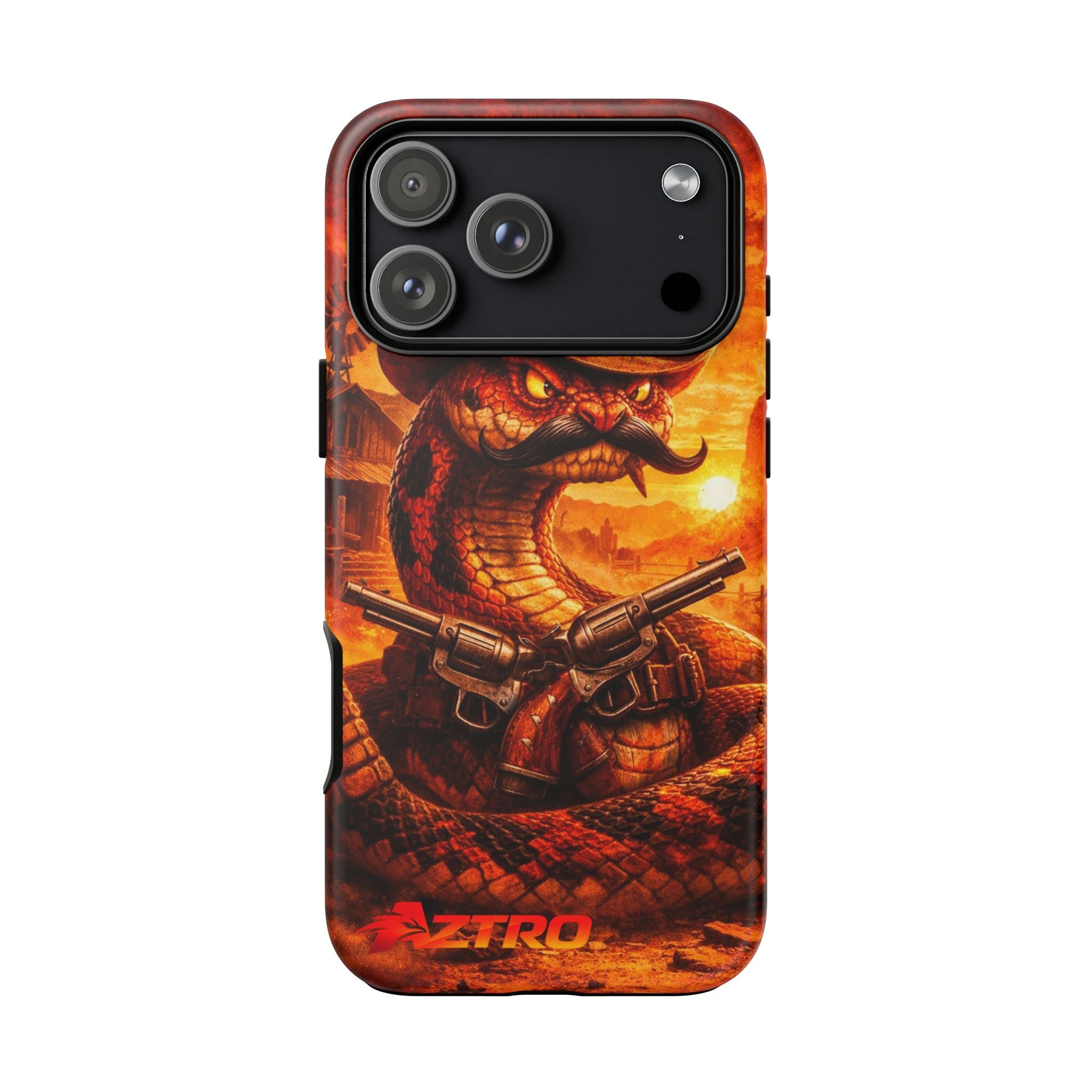 AZTRO Cowboy Snake Phone Case - Western Protective Cover