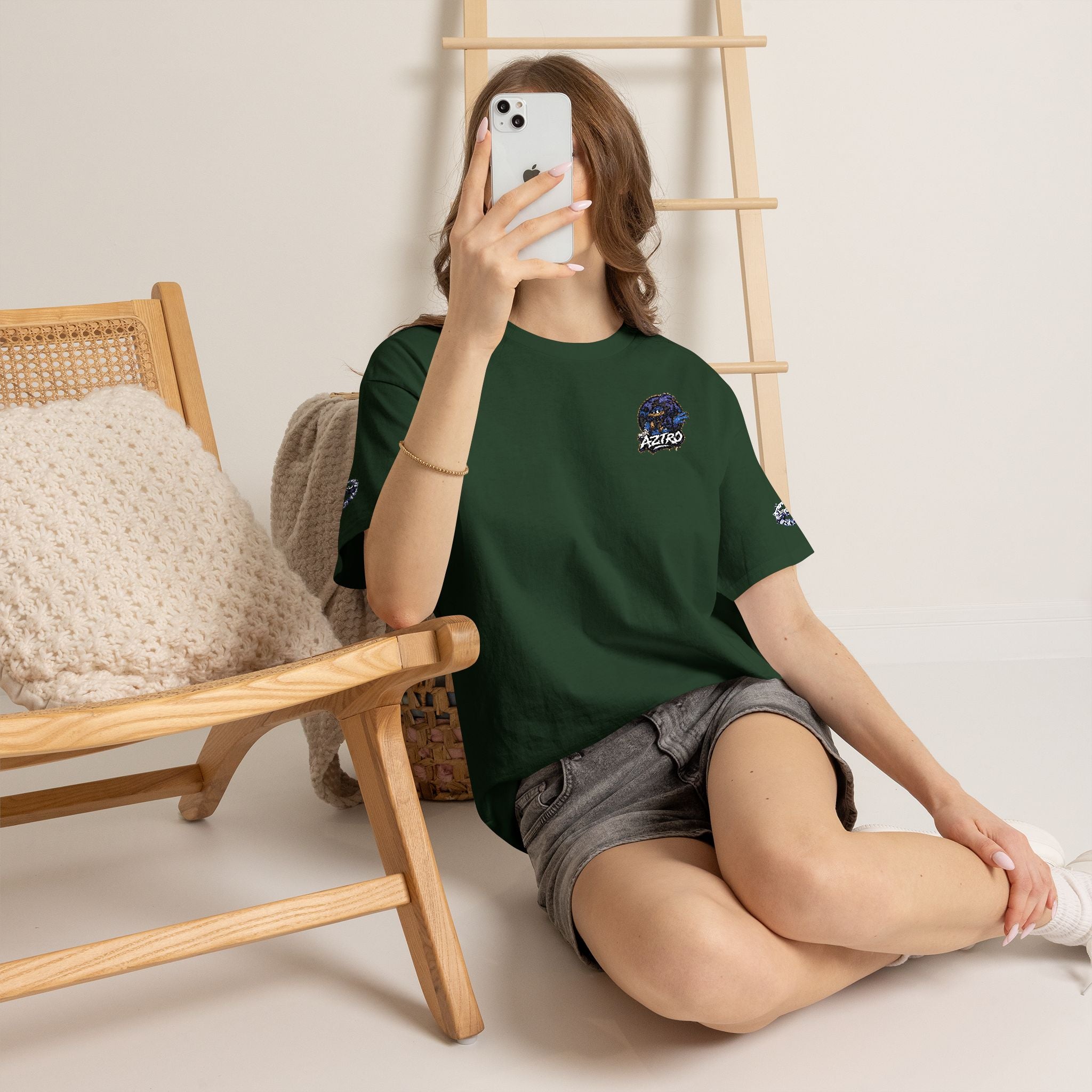 AZTRO Classic Yellow Crewneck T‑Shirt — Plain Cotton Tee