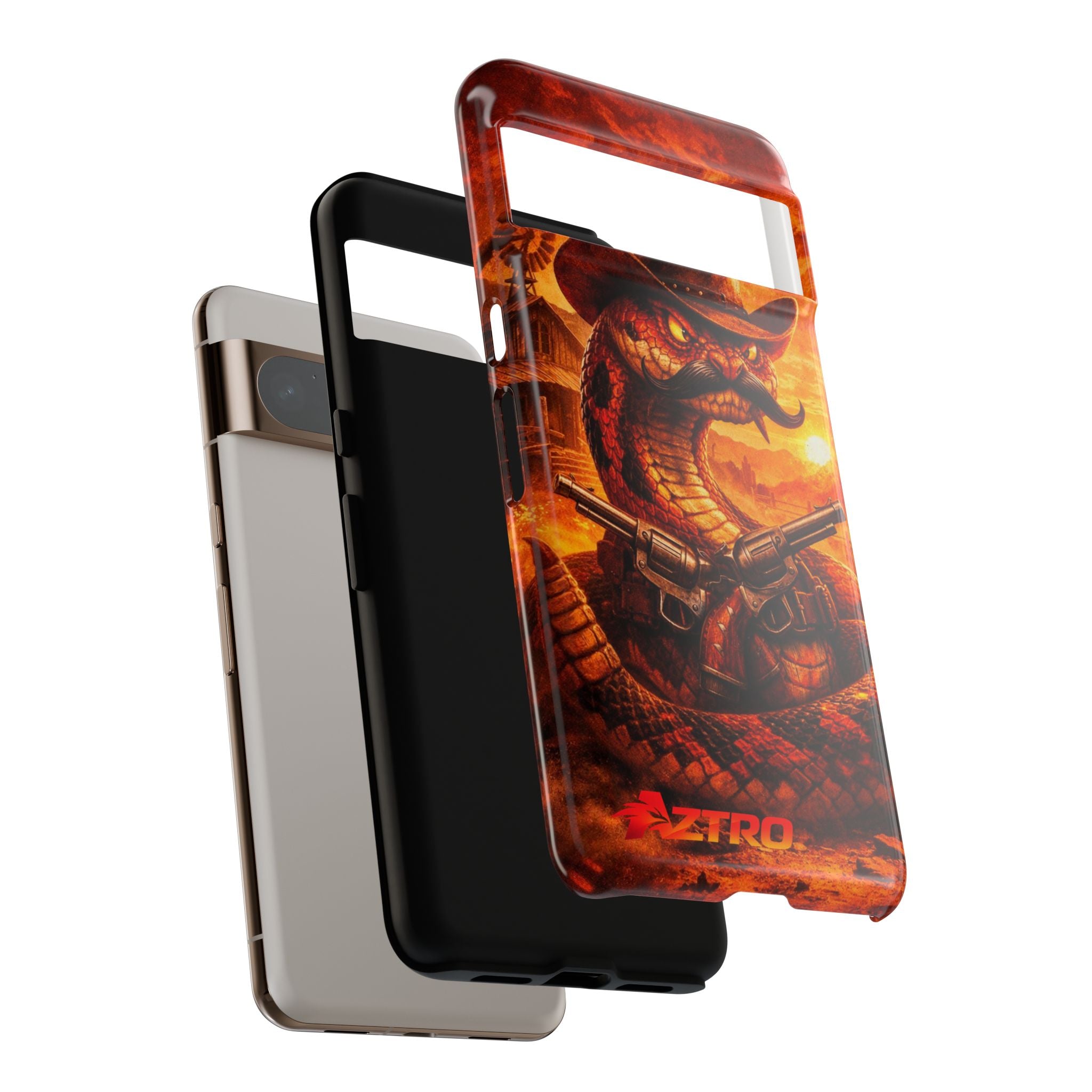 AZTRO Cowboy Snake Phone Case - Western Protective Cover