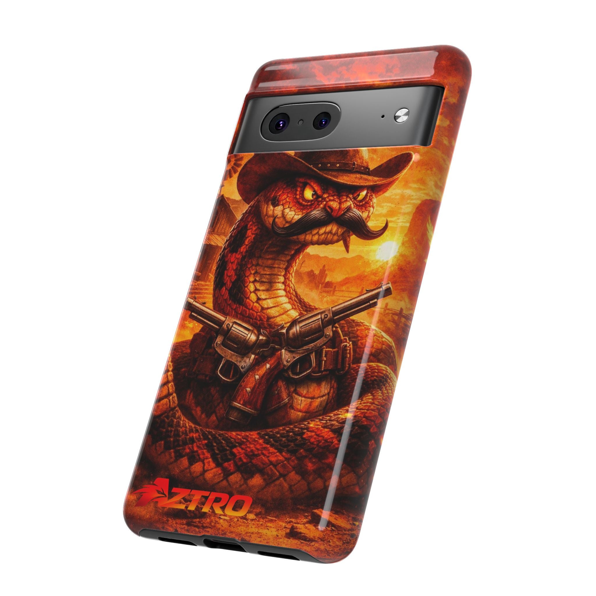 AZTRO Cowboy Snake Phone Case - Western Protective Cover
