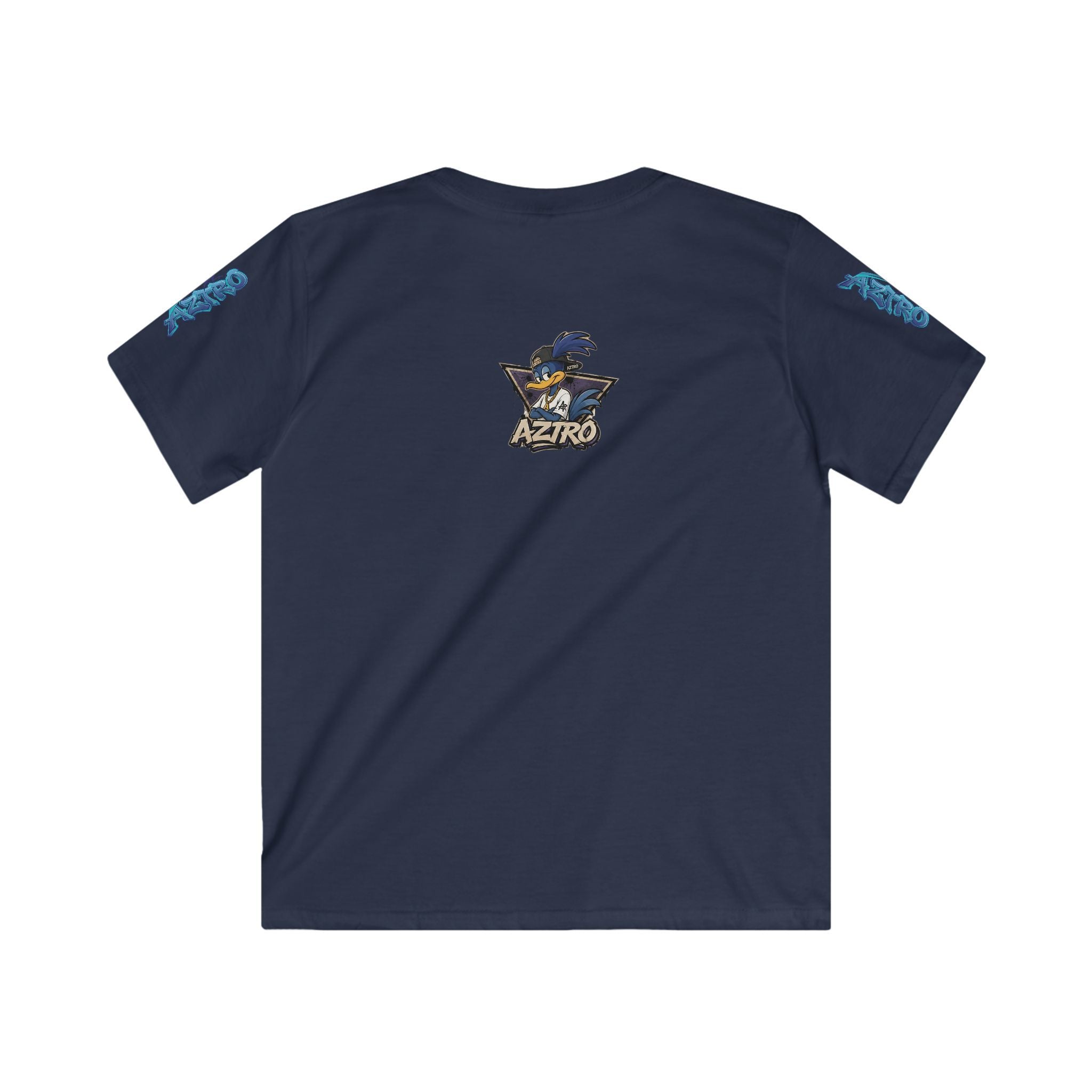 AZTRO Kids Graphic Tee — 'Aztro' Cartoon Raven Night Sky Design