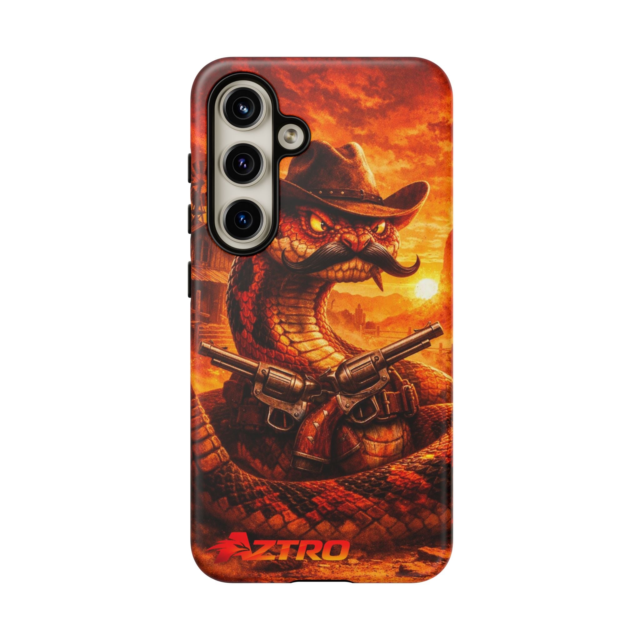 AZTRO Cowboy Snake Phone Case - Western Protective Cover