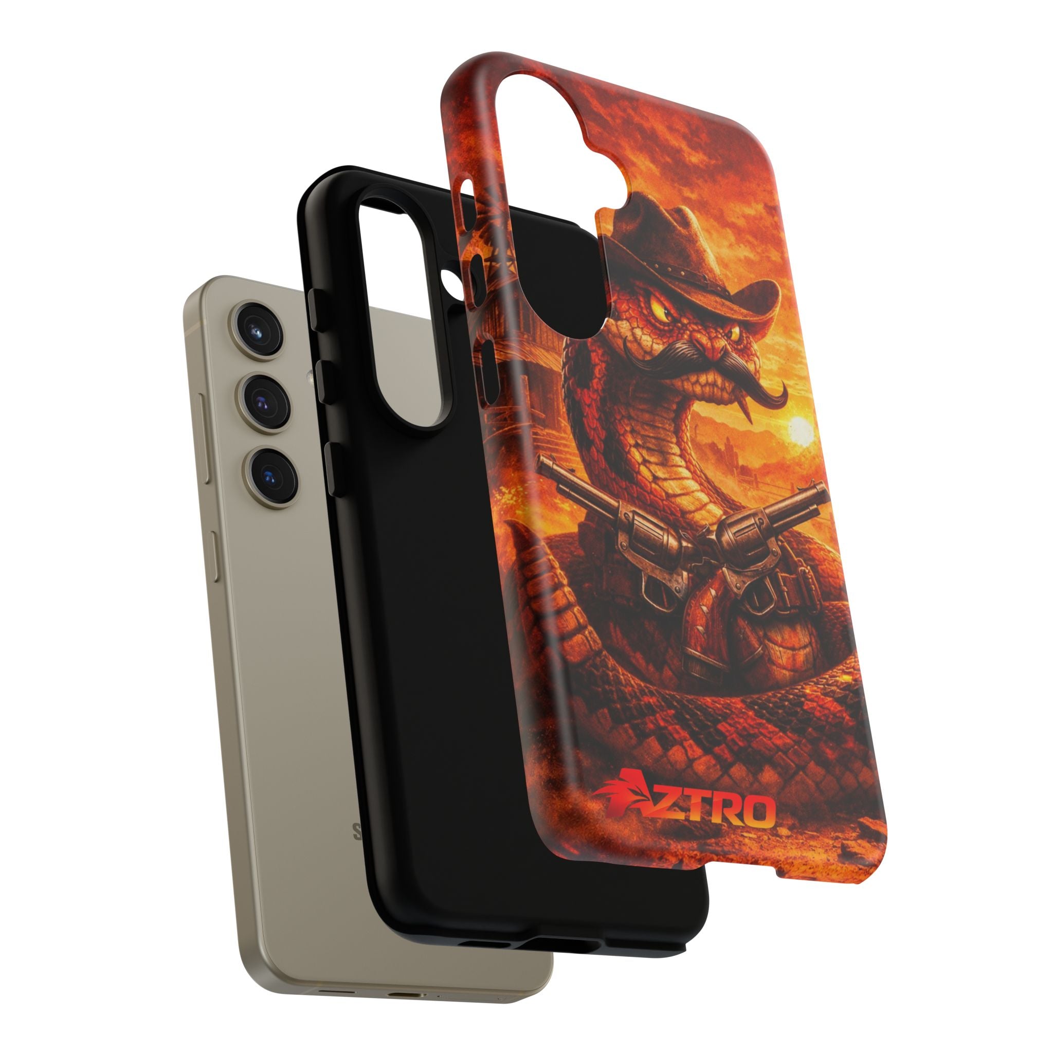 AZTRO Cowboy Snake Phone Case - Western Protective Cover
