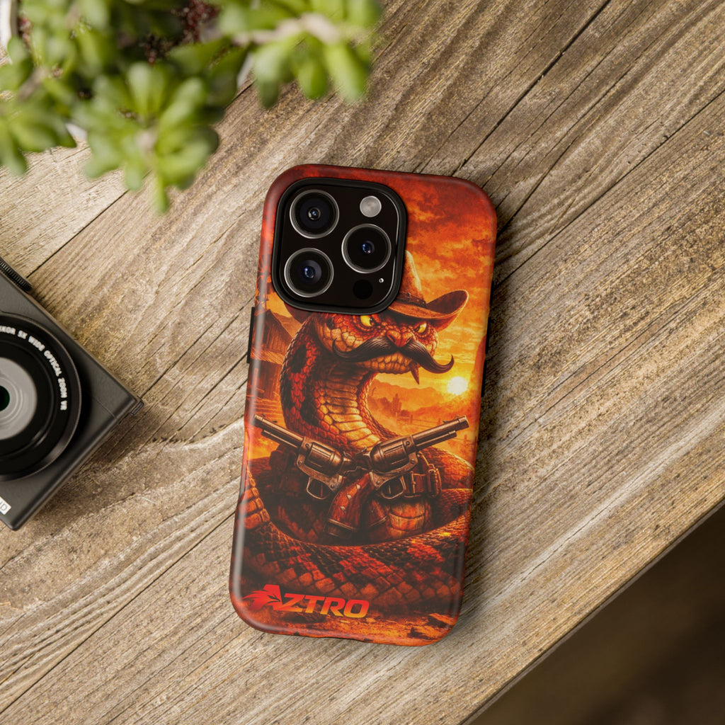 AZTRO Cowboy Snake Phone Case - Western Protective Cover