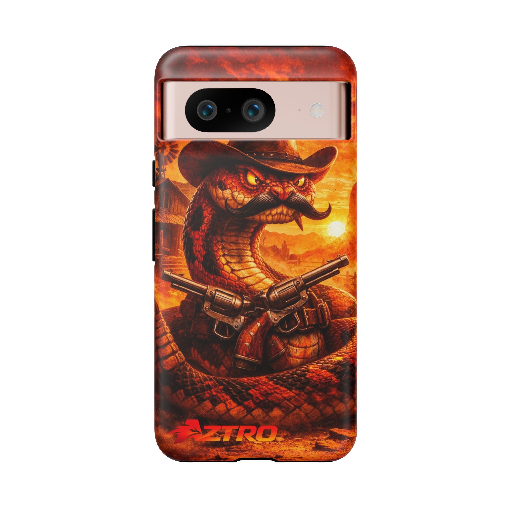 AZTRO Cowboy Snake Phone Case - Western Protective Cover