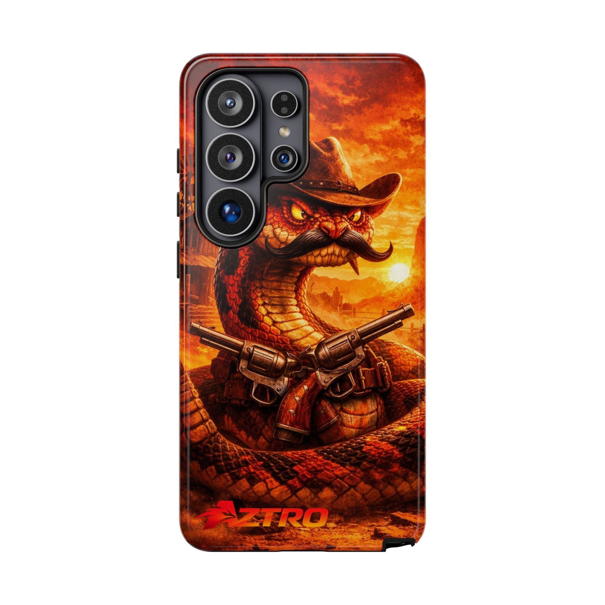 AZTRO Cowboy Snake Phone Case - Western Protective Cover