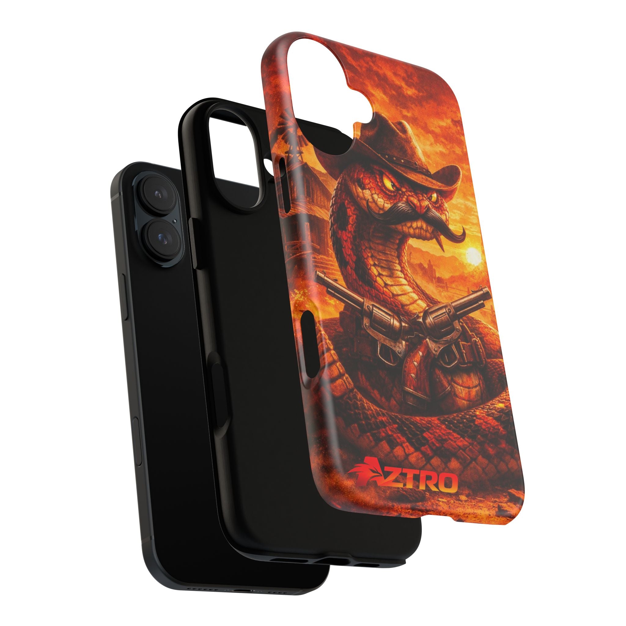 AZTRO Cowboy Snake Phone Case - Western Protective Cover