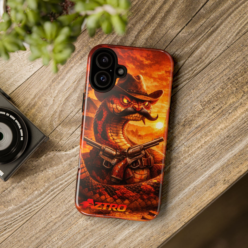 AZTRO Cowboy Snake Phone Case - Western Protective Cover