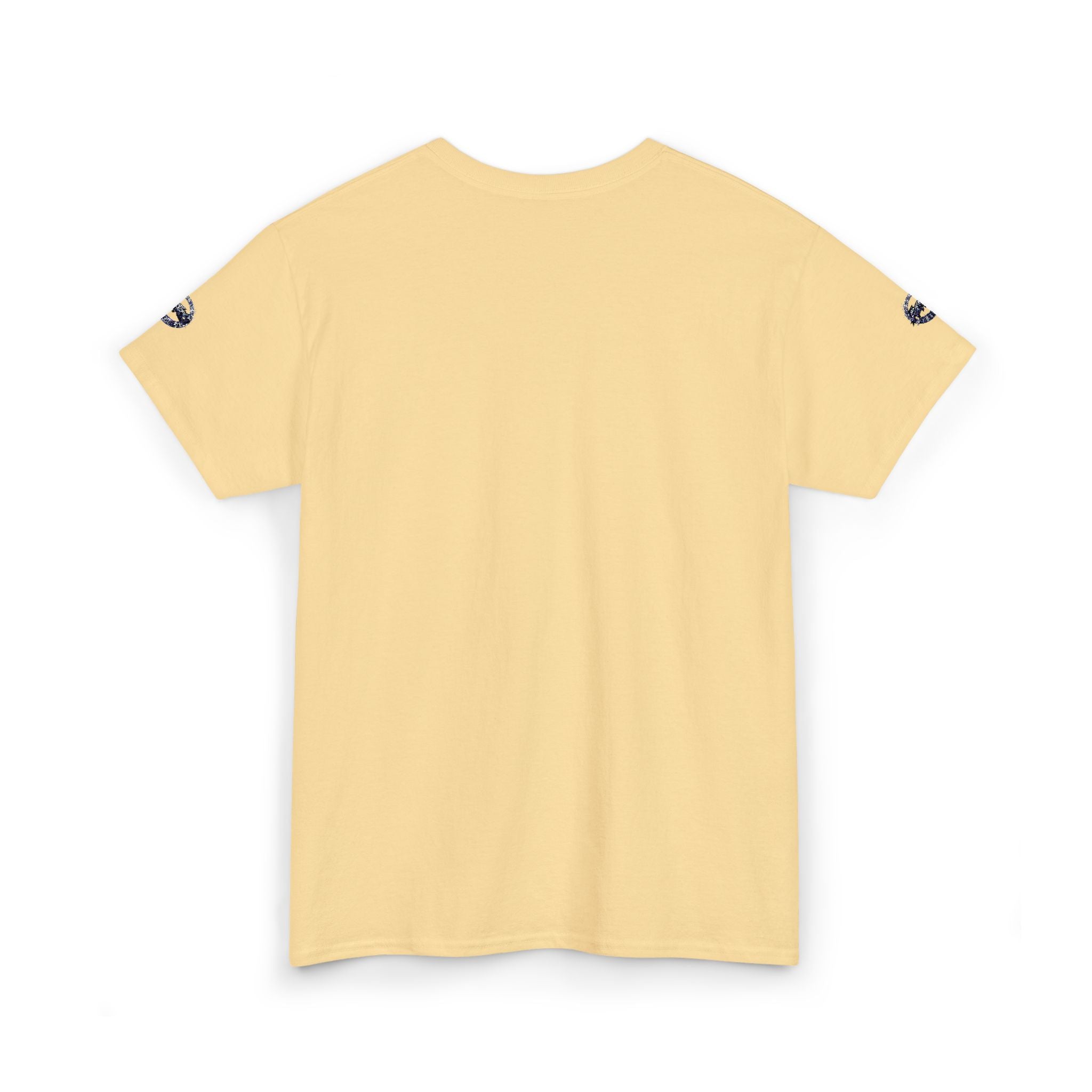 AZTRO Classic Yellow Crewneck T‑Shirt — Plain Cotton Tee