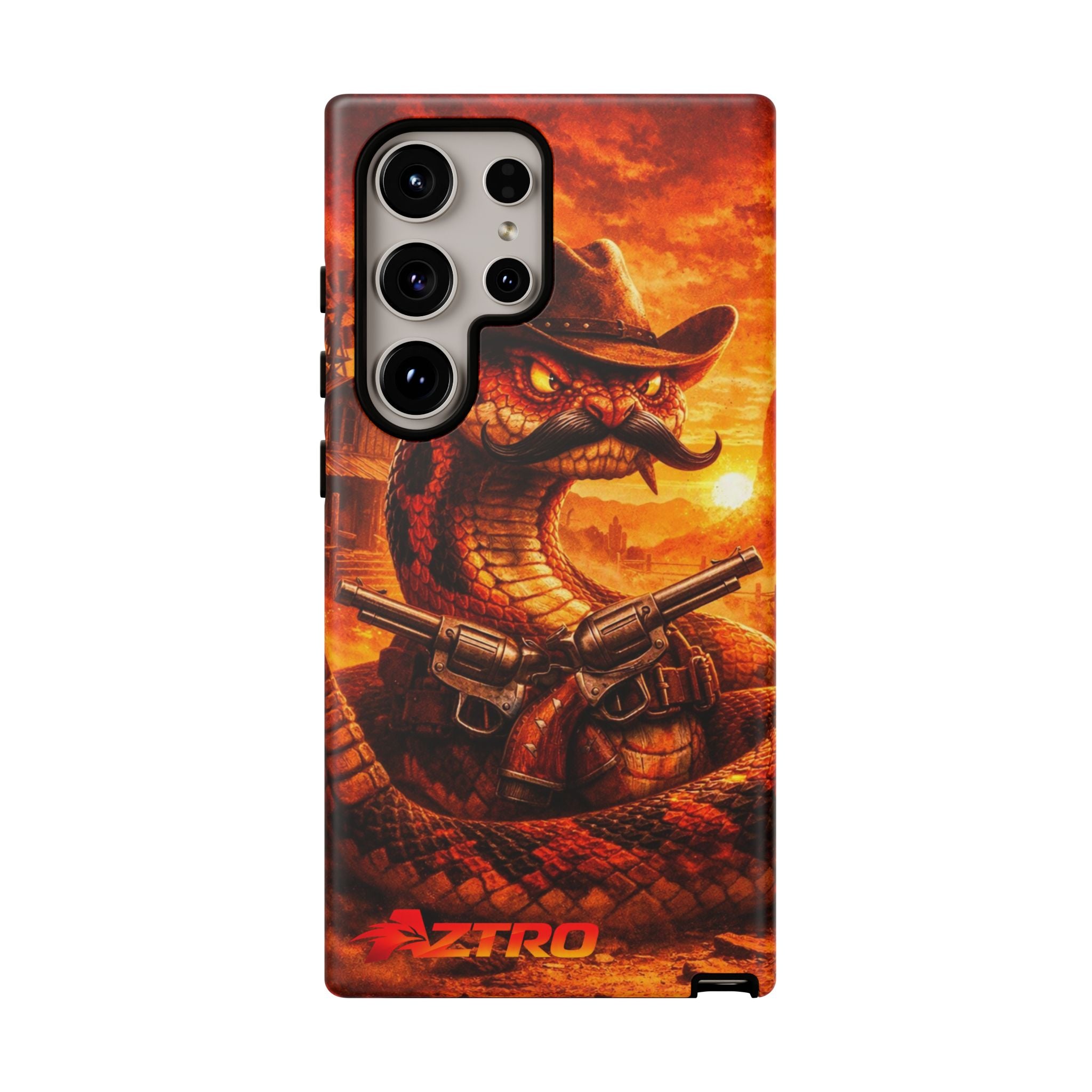 AZTRO Cowboy Snake Phone Case - Western Protective Cover