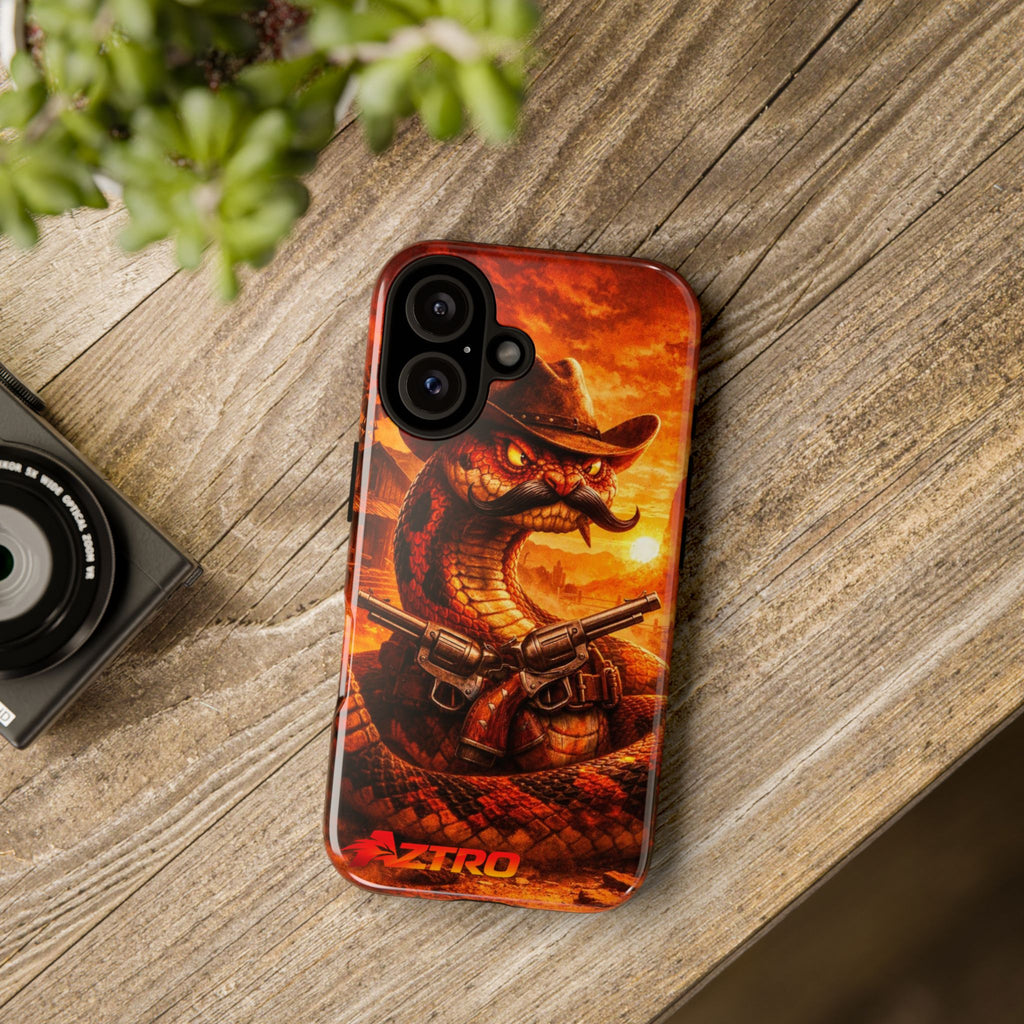 AZTRO Cowboy Snake Phone Case - Western Protective Cover