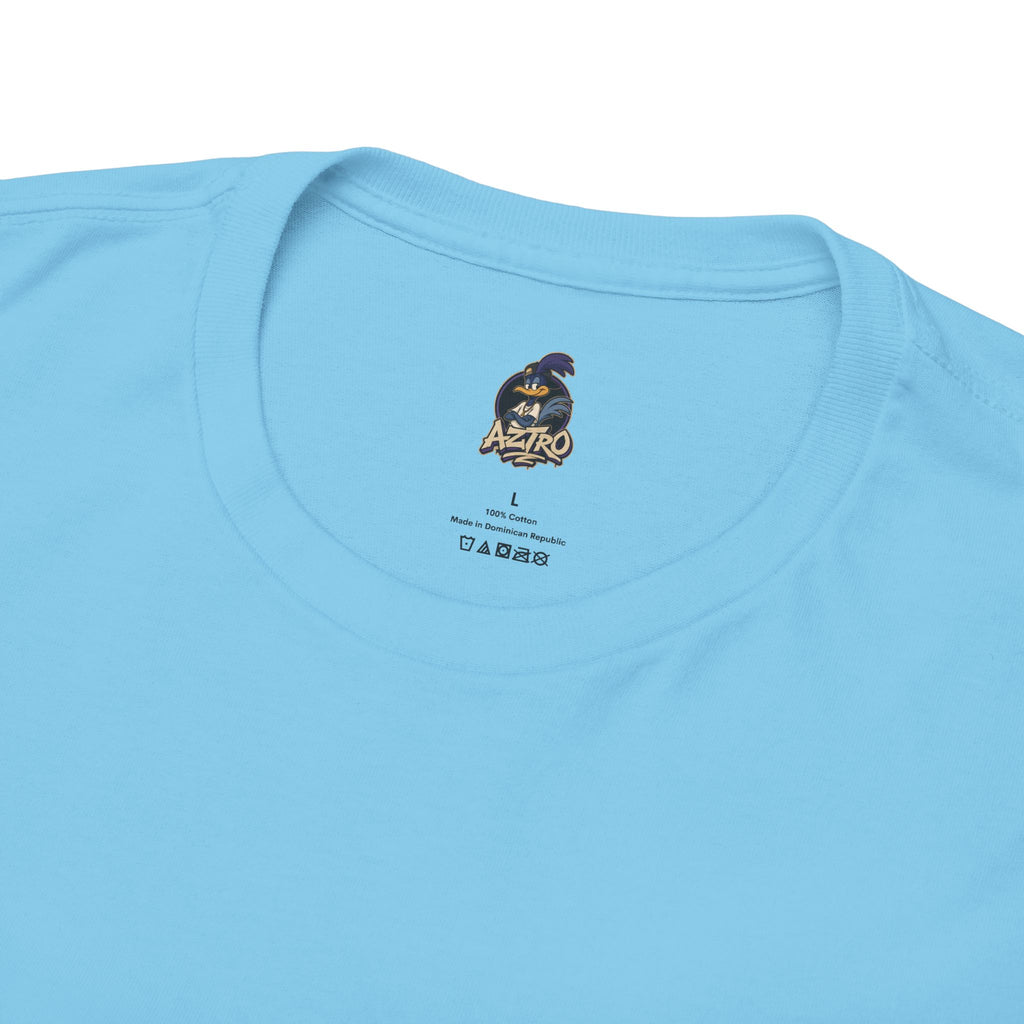 AZTRO Classic Yellow Crewneck T‑Shirt — Plain Cotton Tee