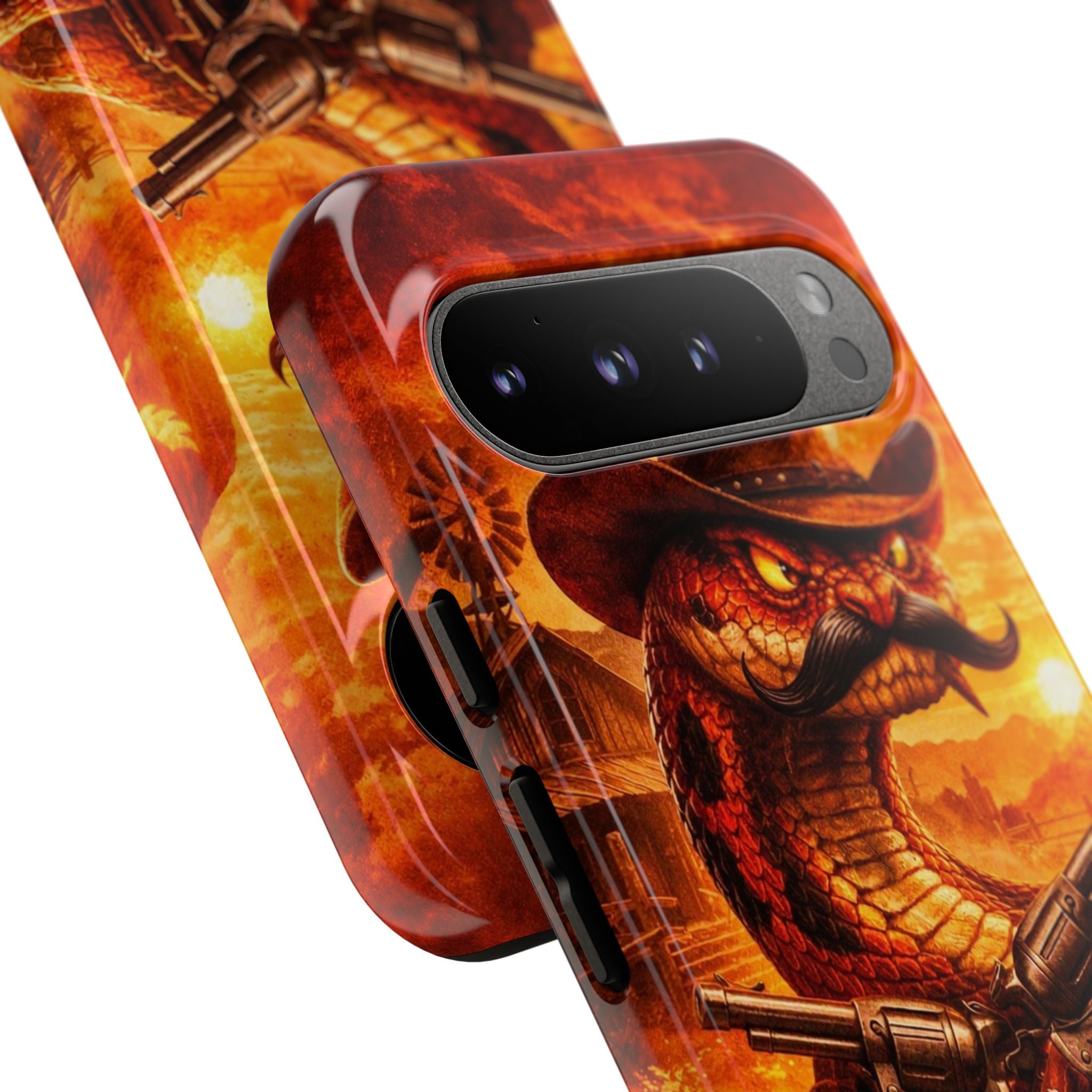 AZTRO Cowboy Snake Phone Case - Western Protective Cover