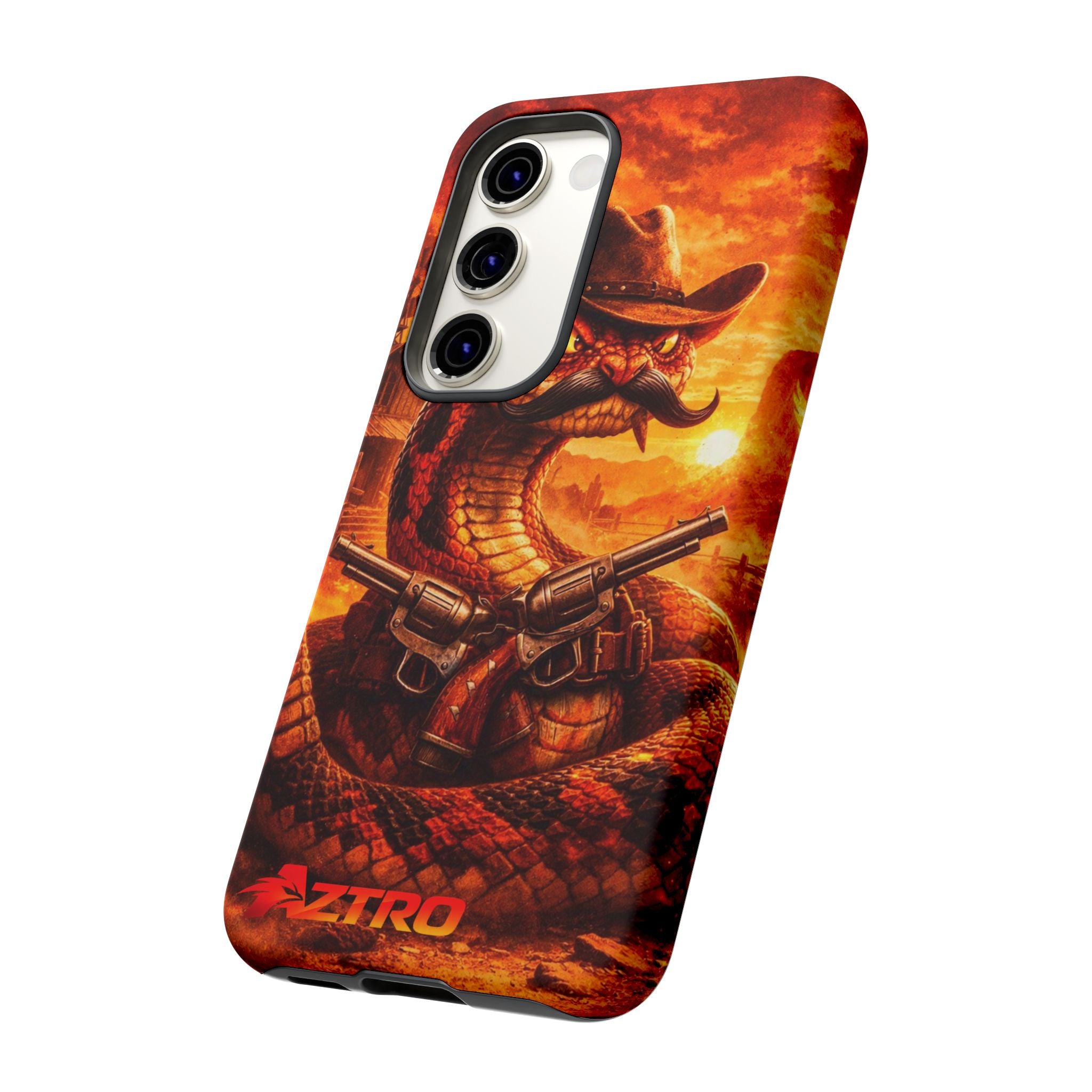 AZTRO Cowboy Snake Phone Case - Western Protective Cover