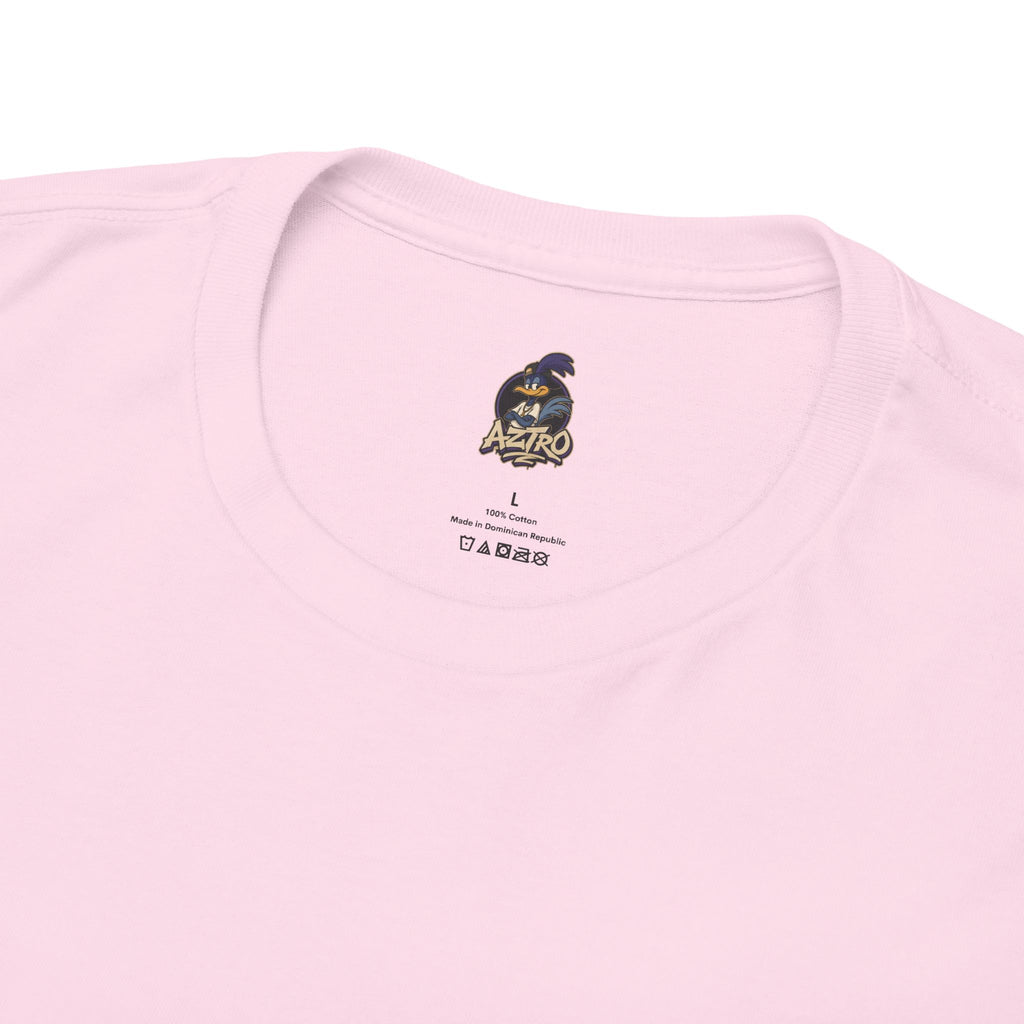 AZTRO Classic Yellow Crewneck T‑Shirt — Plain Cotton Tee
