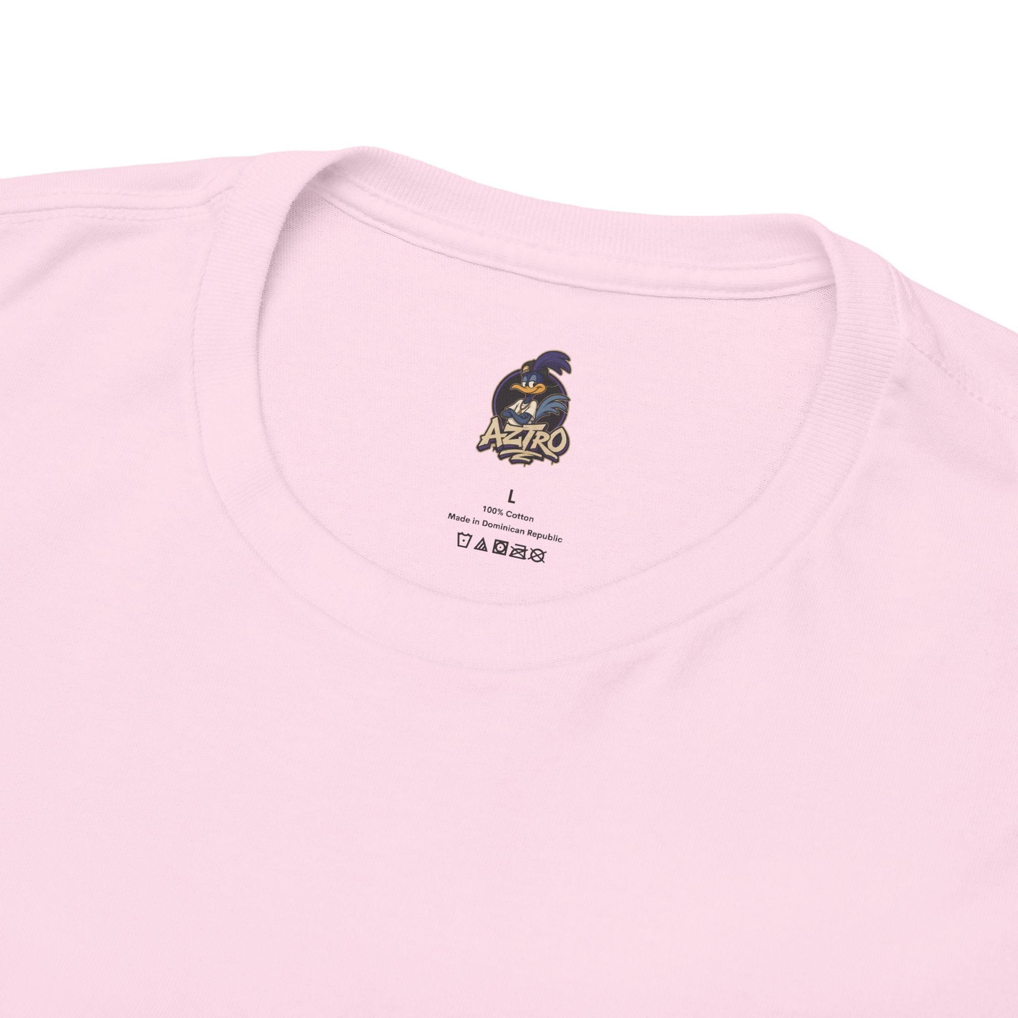 AZTRO Classic Yellow Crewneck T‑Shirt — Plain Cotton Tee