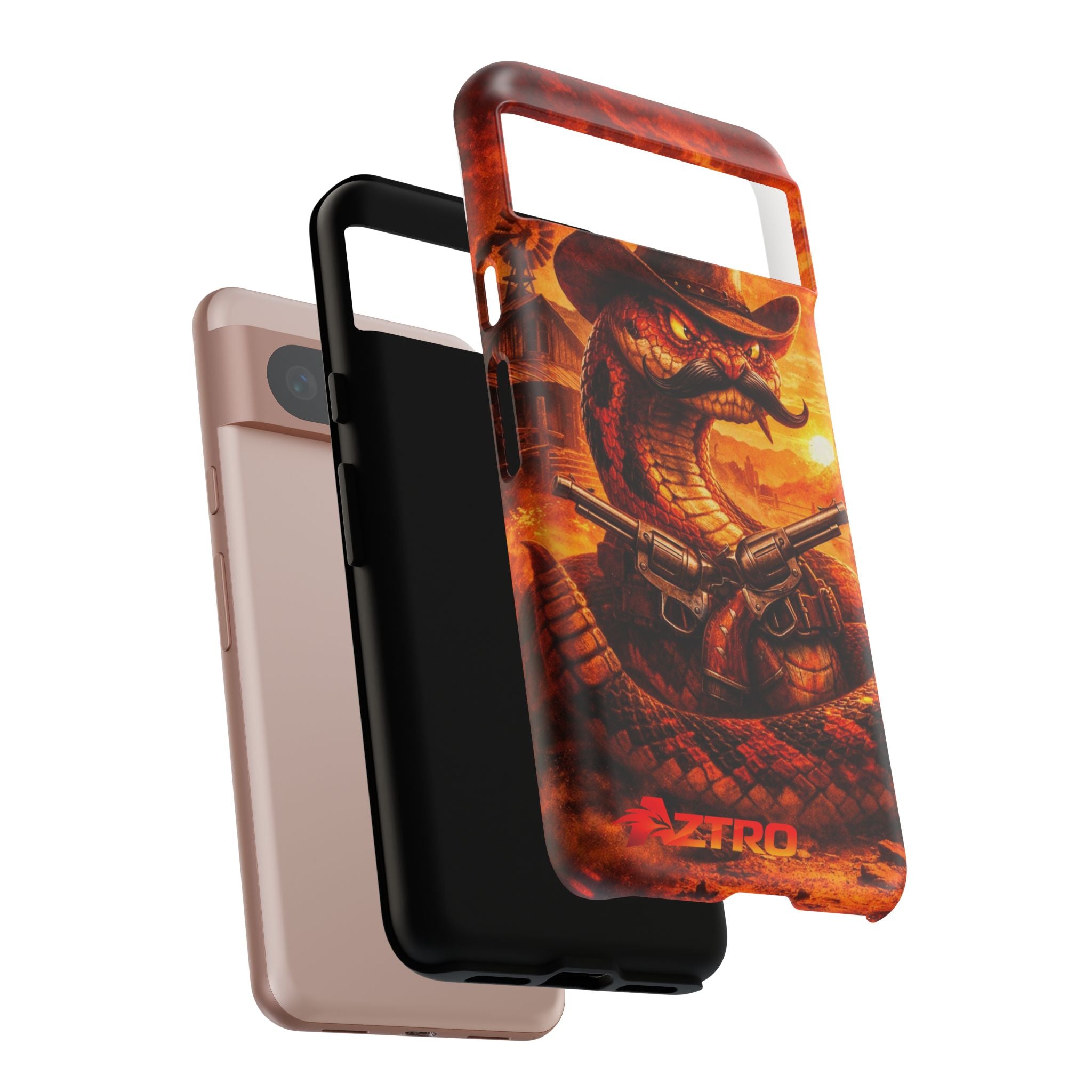 AZTRO Cowboy Snake Phone Case - Western Protective Cover