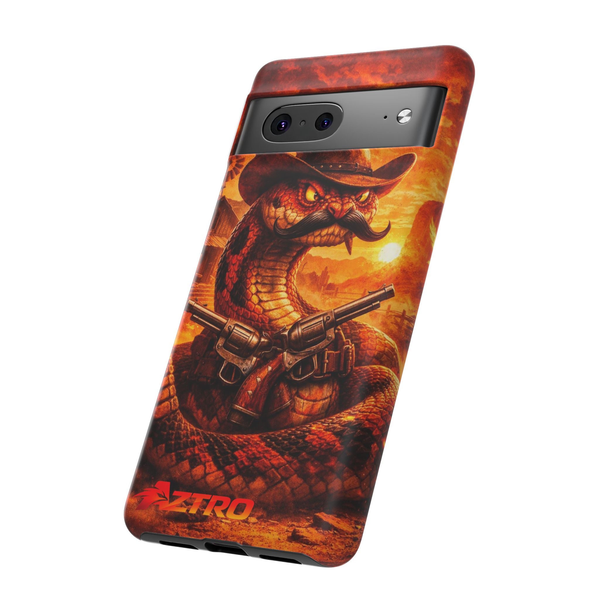 AZTRO Cowboy Snake Phone Case - Western Protective Cover