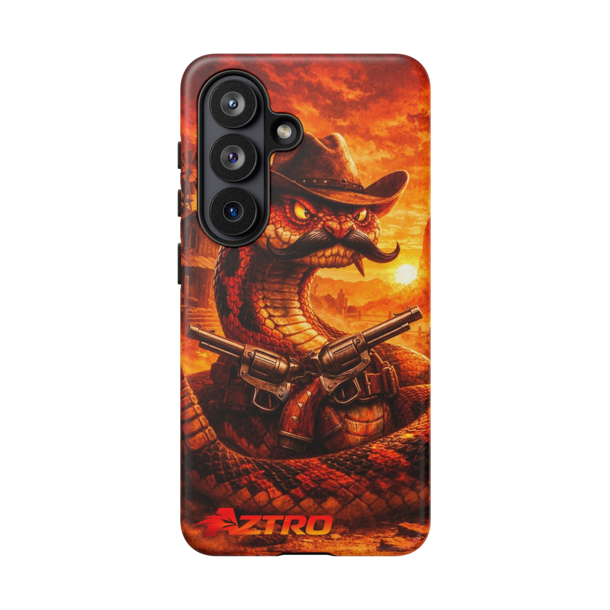 AZTRO Cowboy Snake Phone Case - Western Protective Cover
