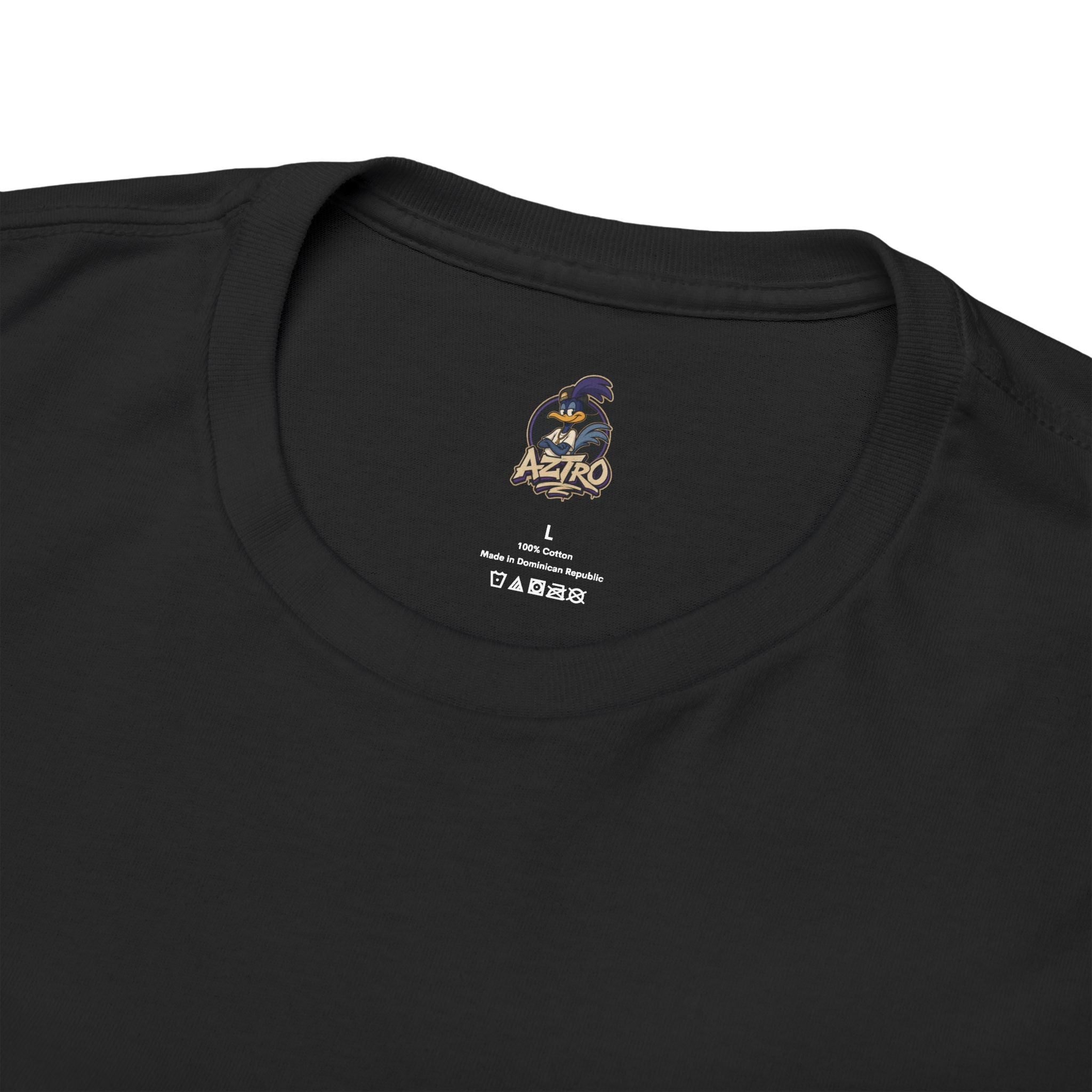 AZTRO Classic Yellow Crewneck T‑Shirt — Plain Cotton Tee