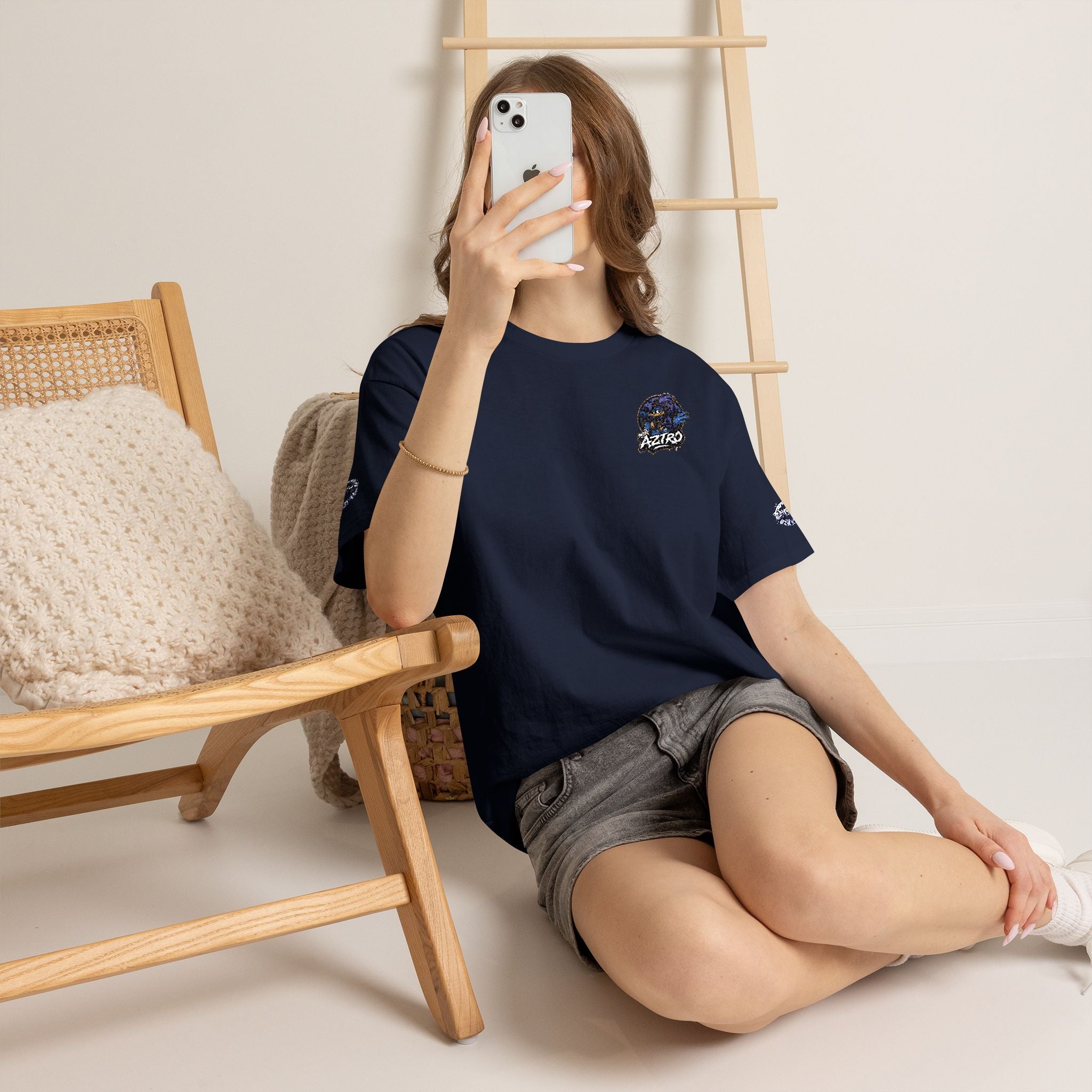 AZTRO Classic Yellow Crewneck T‑Shirt — Plain Cotton Tee