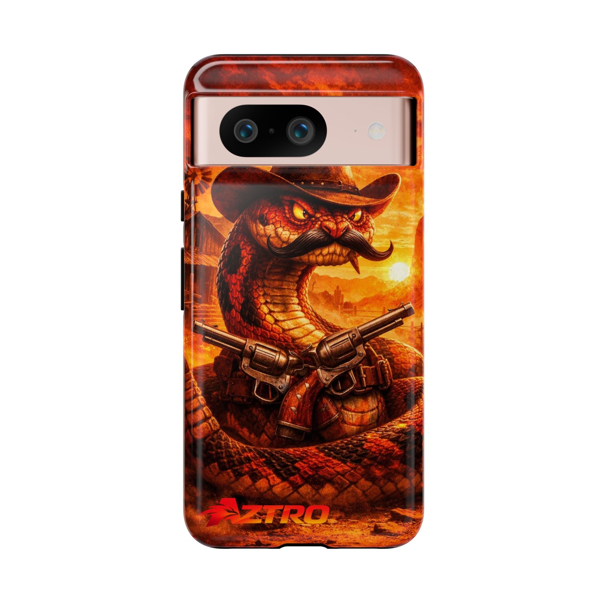 AZTRO Cowboy Snake Phone Case - Western Protective Cover