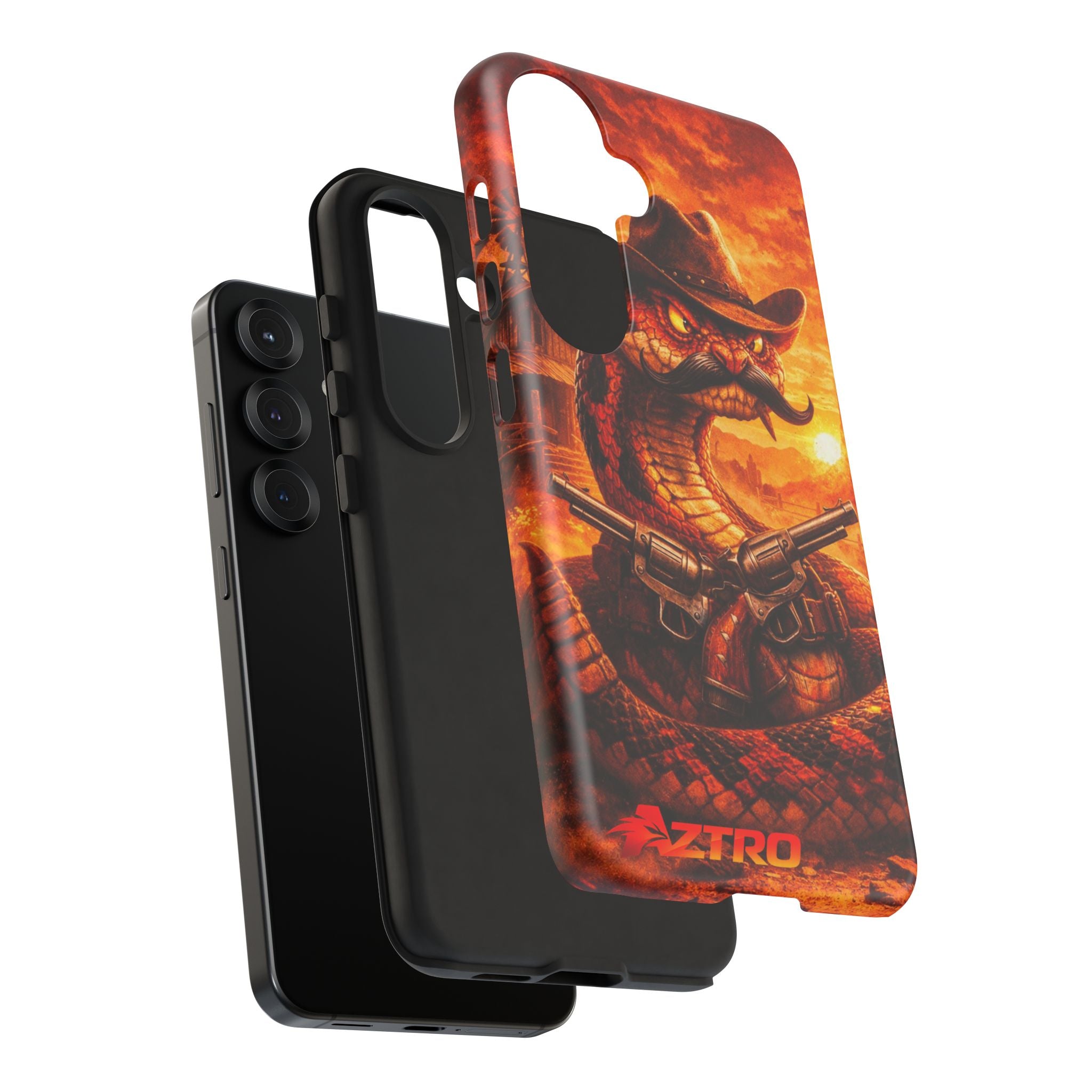 AZTRO Cowboy Snake Phone Case - Western Protective Cover