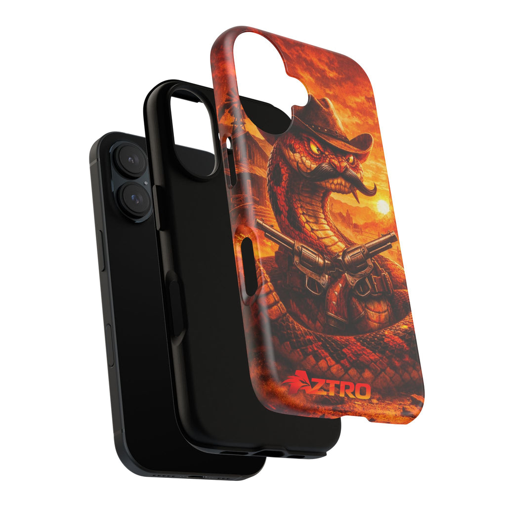 AZTRO Cowboy Snake Phone Case - Western Protective Cover