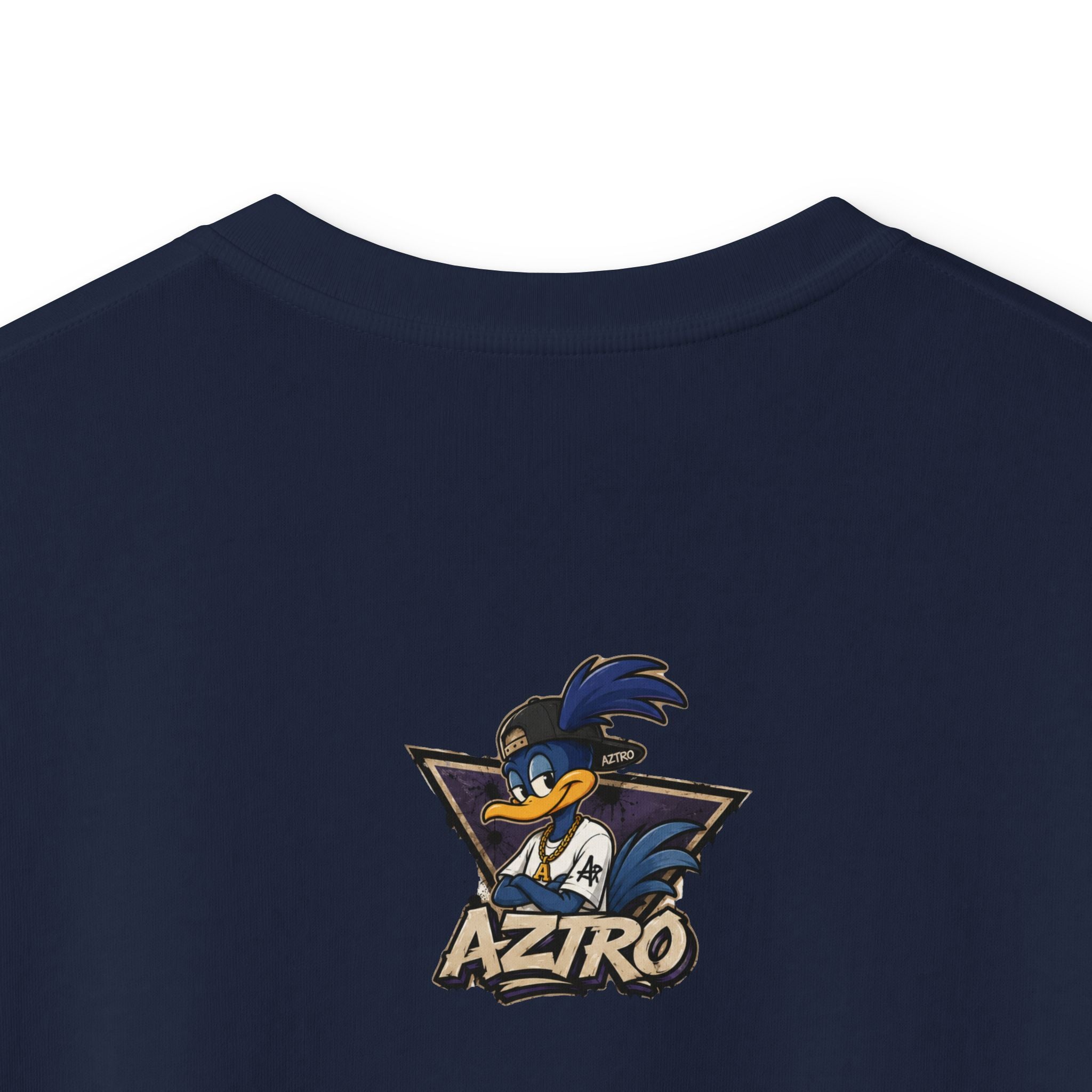 AZTRO Kids Graphic Tee — 'Aztro' Cartoon Raven Night Sky Design