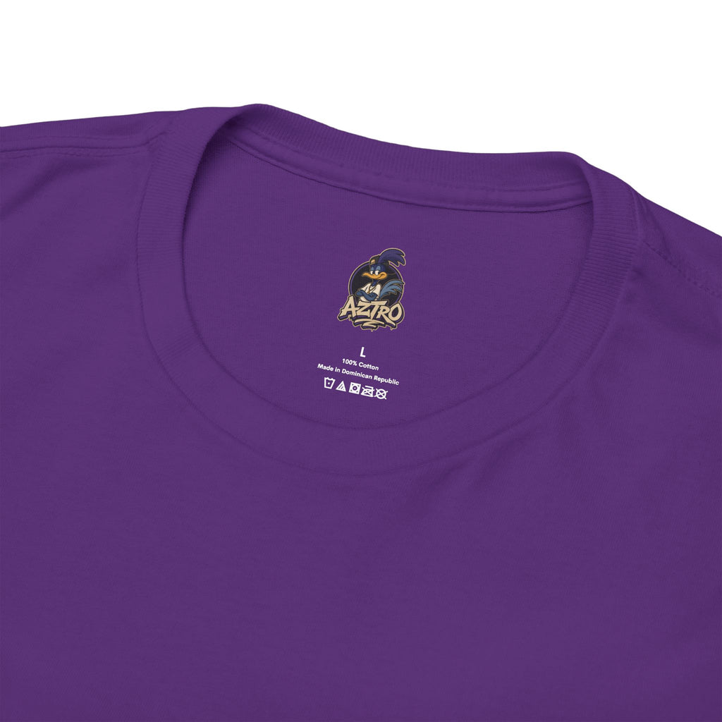 AZTRO Classic Yellow Crewneck T‑Shirt — Plain Cotton Tee