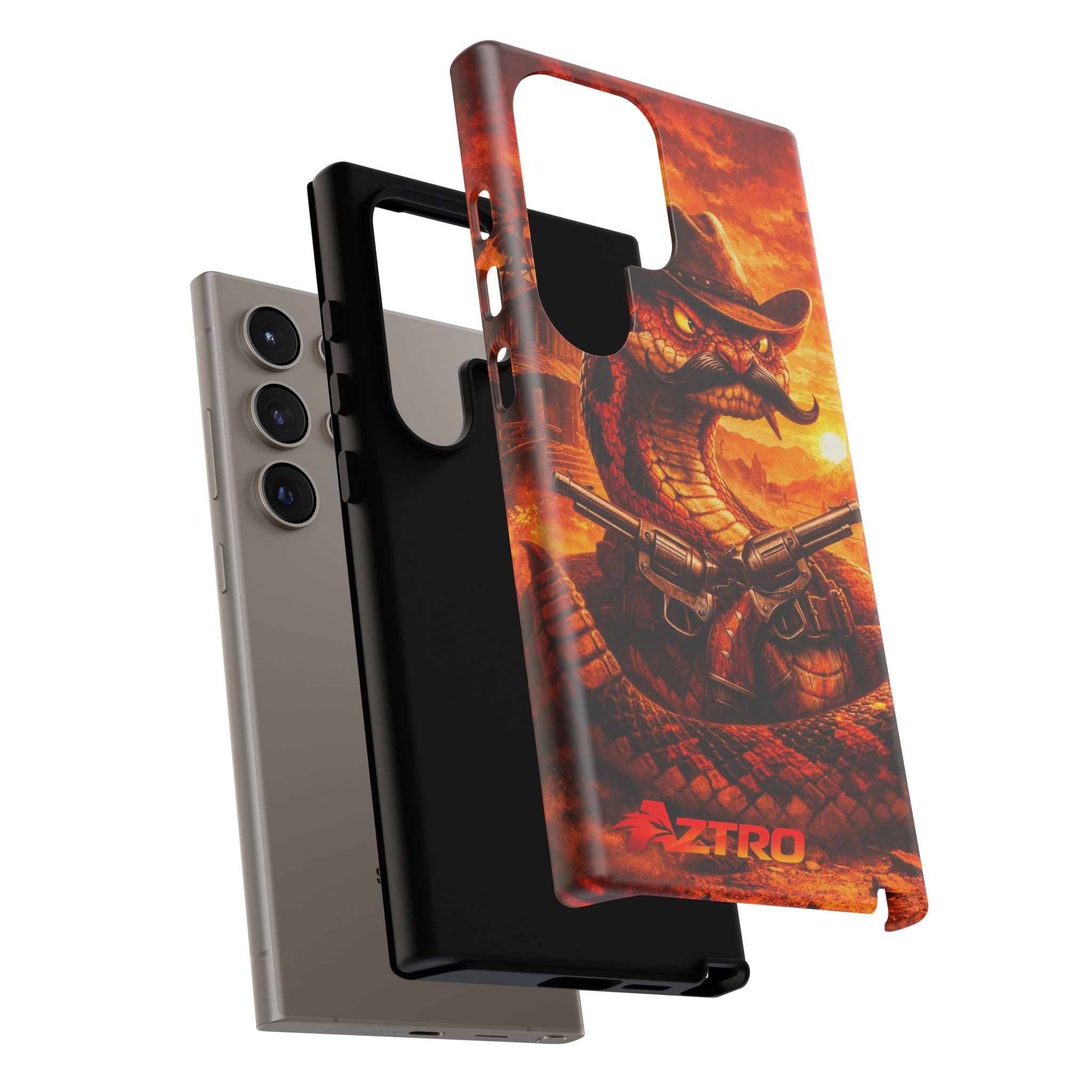 AZTRO Cowboy Snake Phone Case - Western Protective Cover