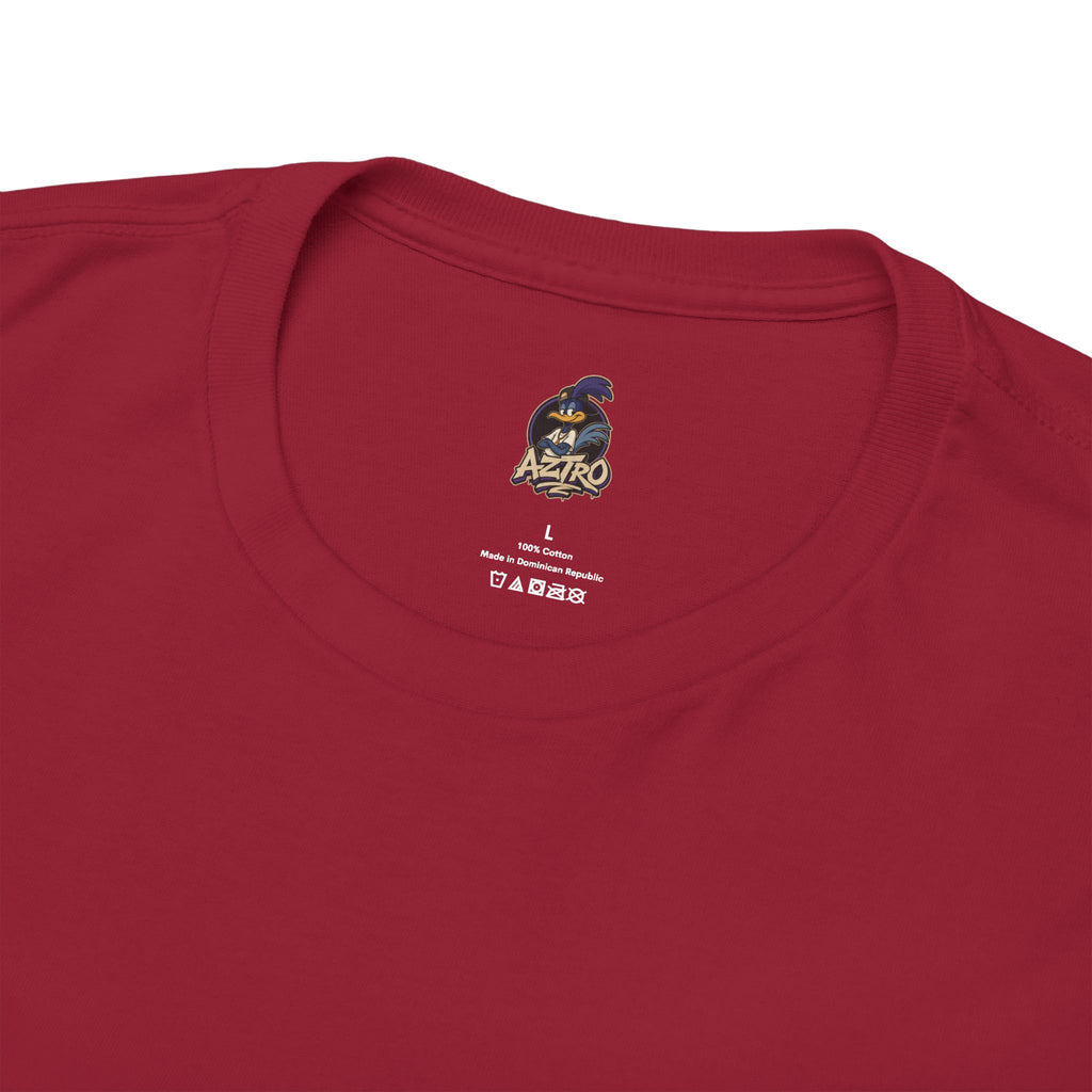 AZTRO Classic Yellow Crewneck T‑Shirt — Plain Cotton Tee
