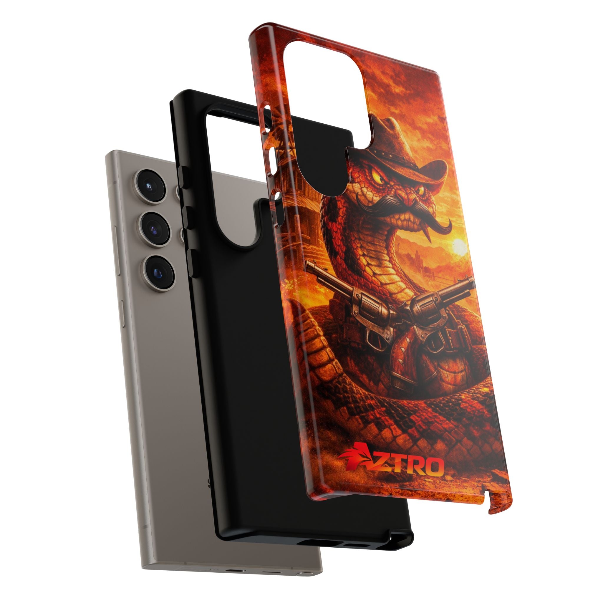 AZTRO Cowboy Snake Phone Case - Western Protective Cover