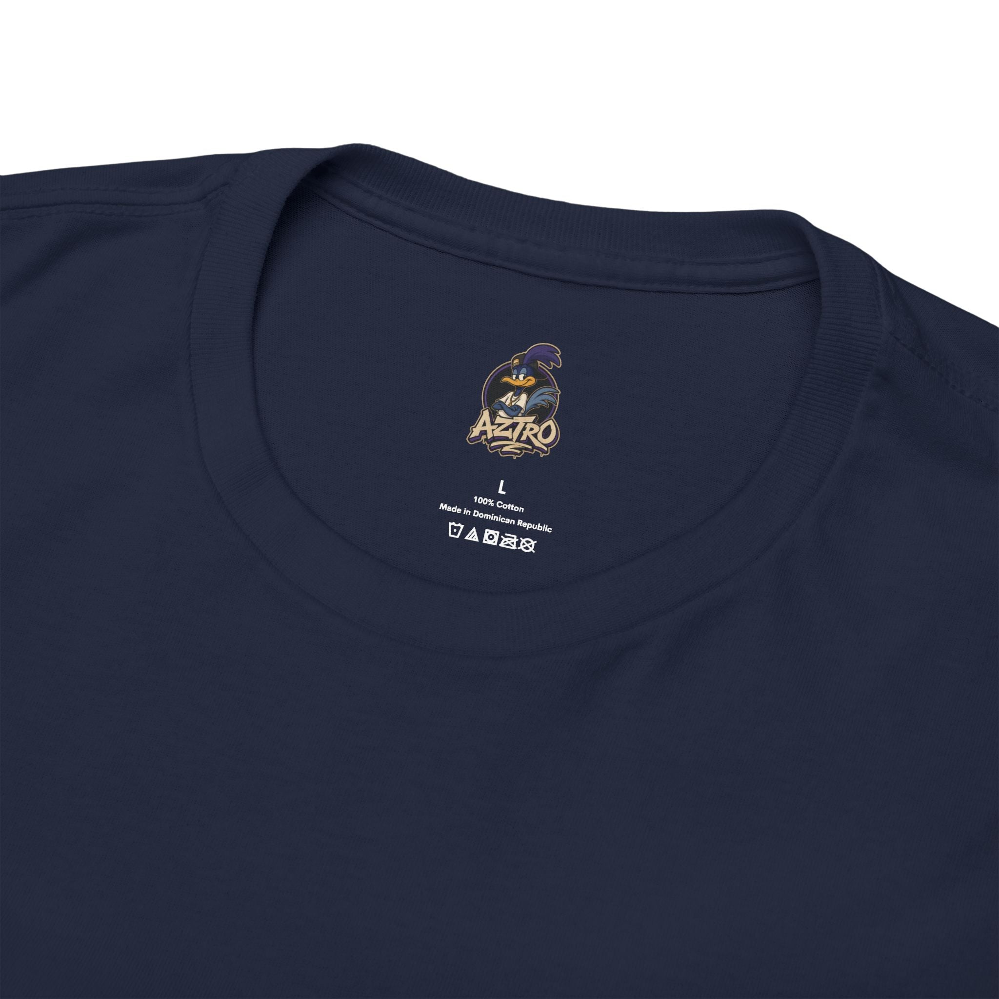 AZTRO Classic Yellow Crewneck T‑Shirt — Plain Cotton Tee