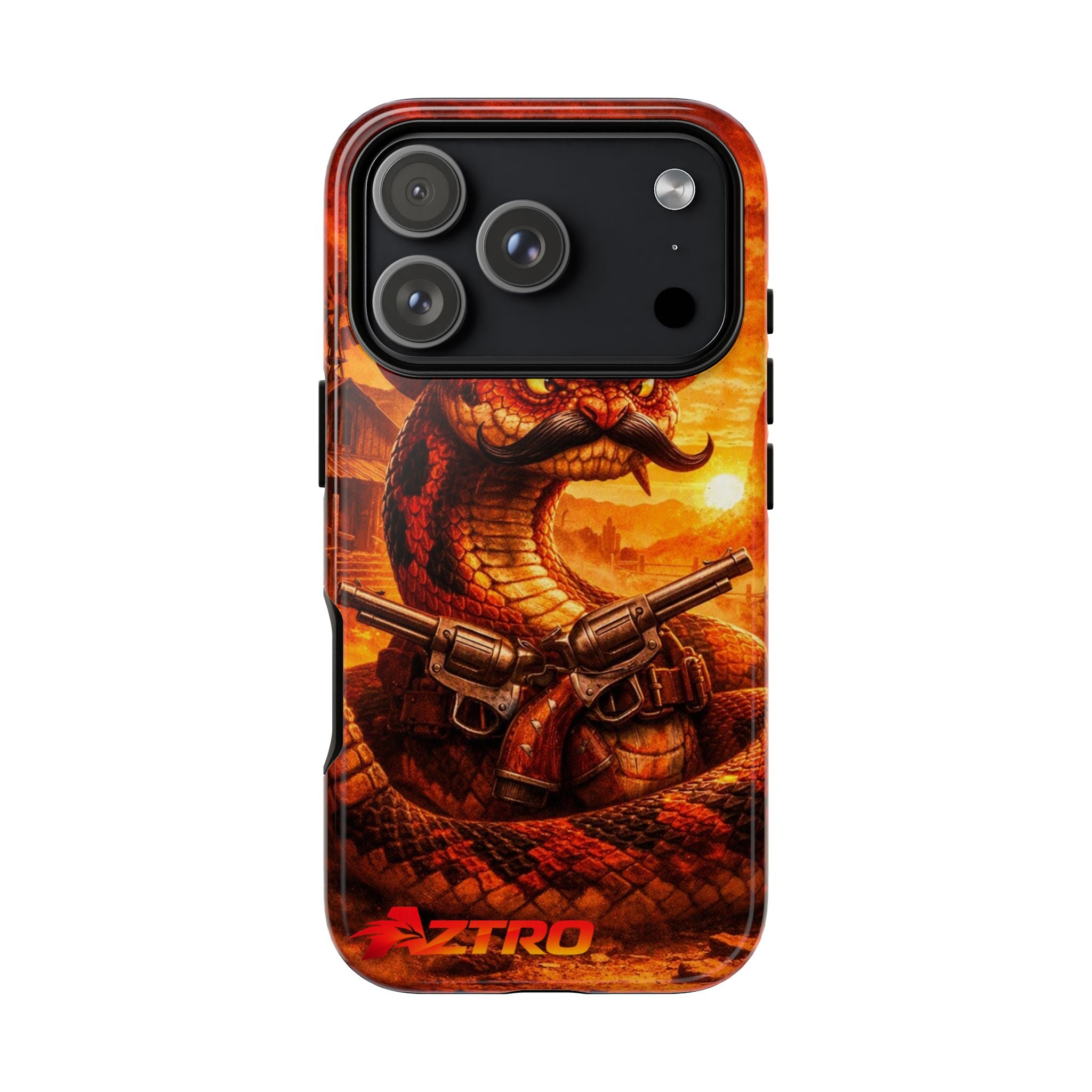 AZTRO Cowboy Snake Phone Case - Western Protective Cover