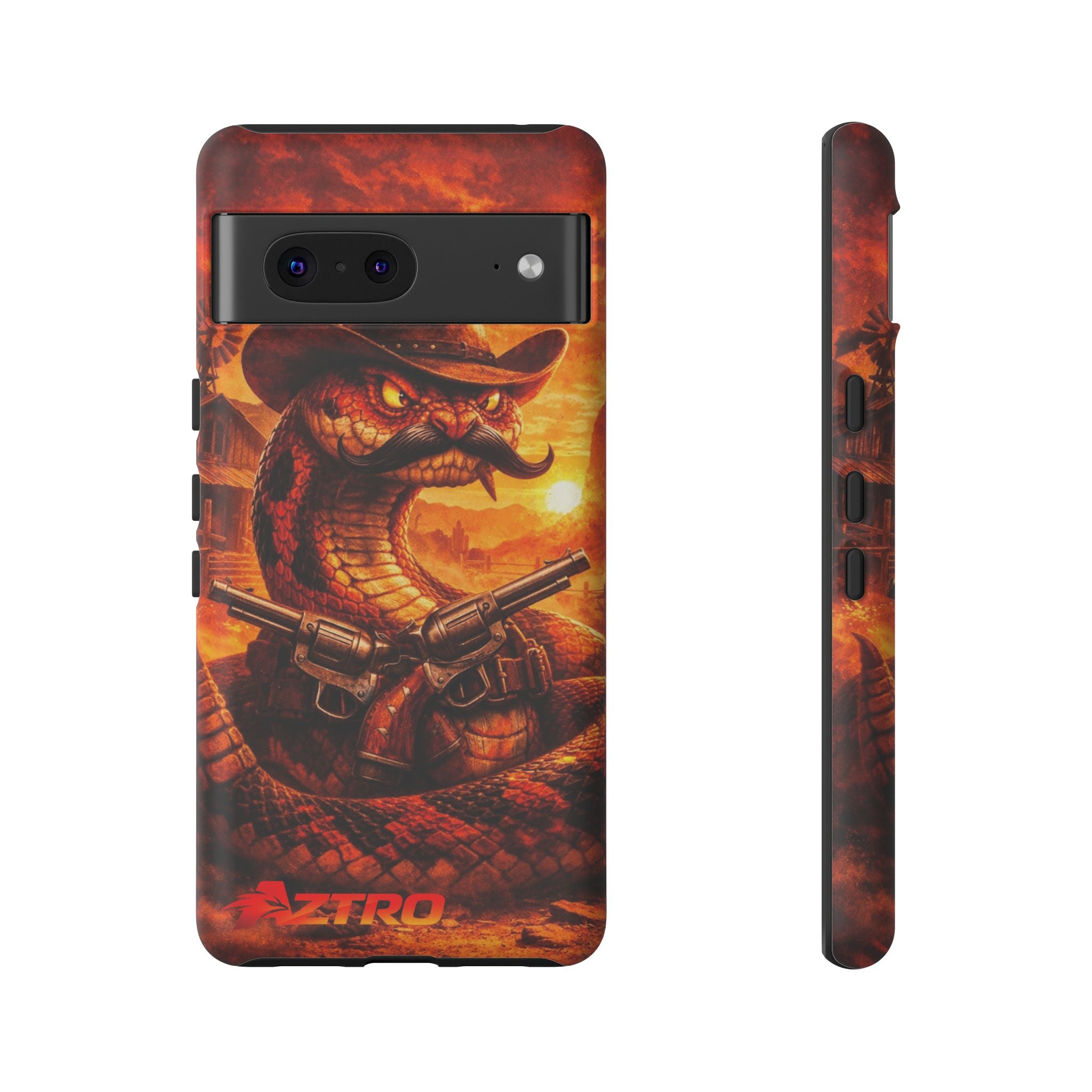 AZTRO Cowboy Snake Phone Case - Western Protective Cover