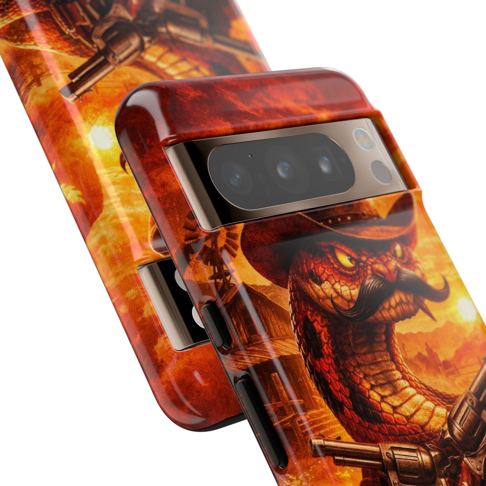 AZTRO Cowboy Snake Phone Case - Western Protective Cover