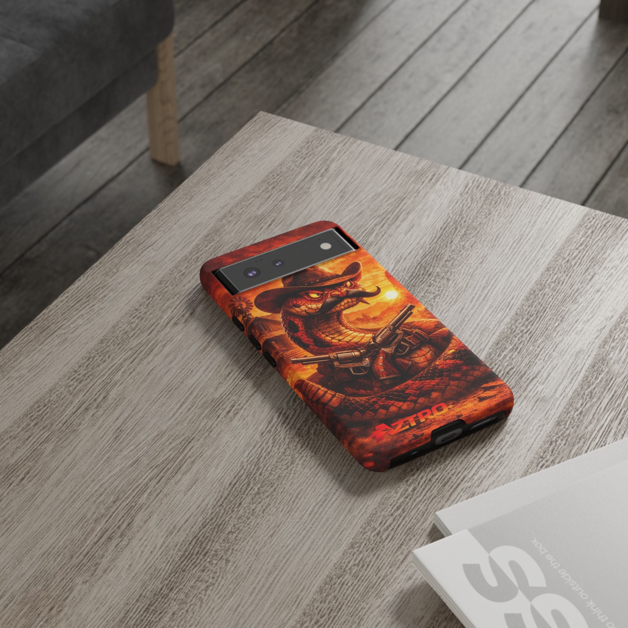AZTRO Cowboy Snake Phone Case - Western Protective Cover