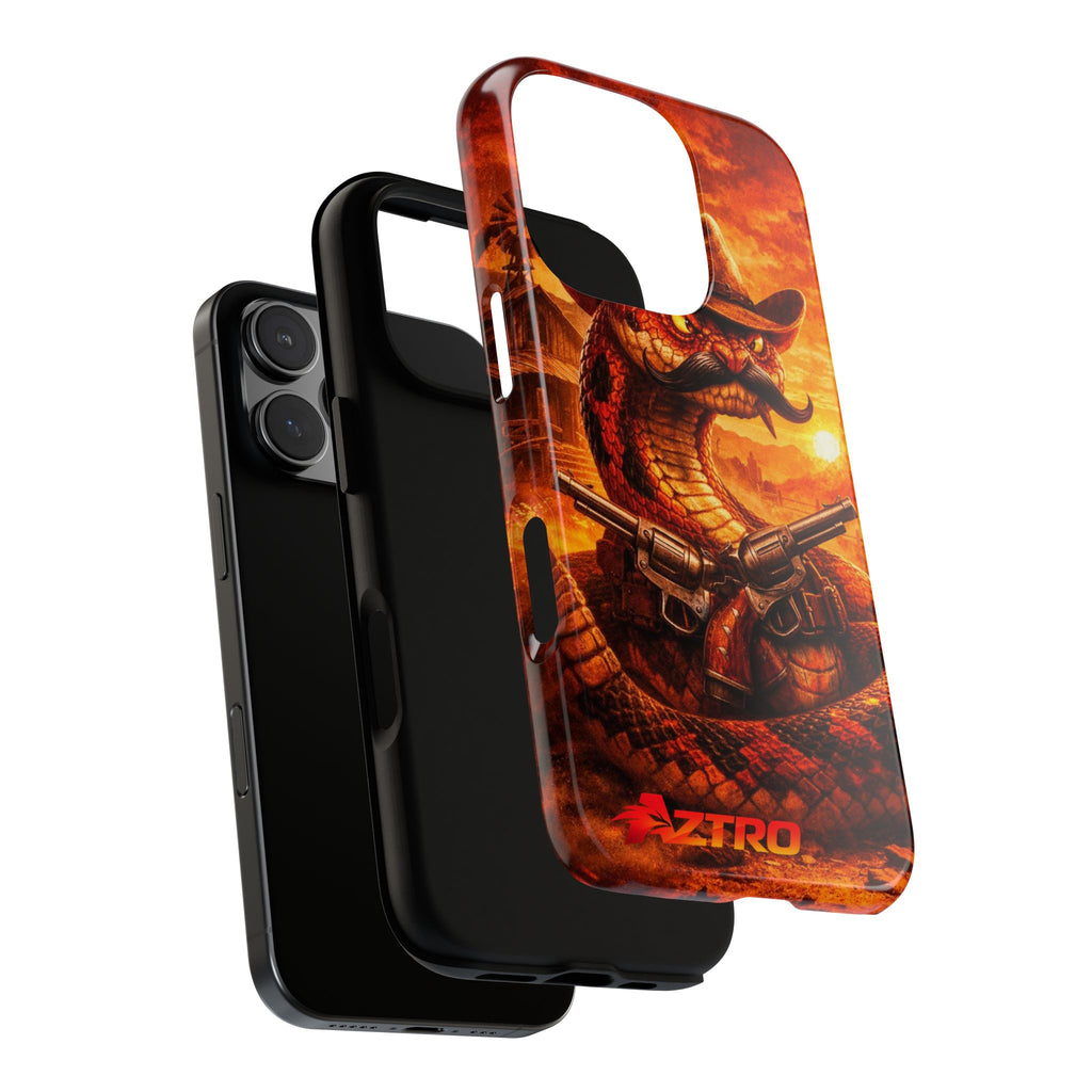 AZTRO Cowboy Snake Phone Case - Western Protective Cover