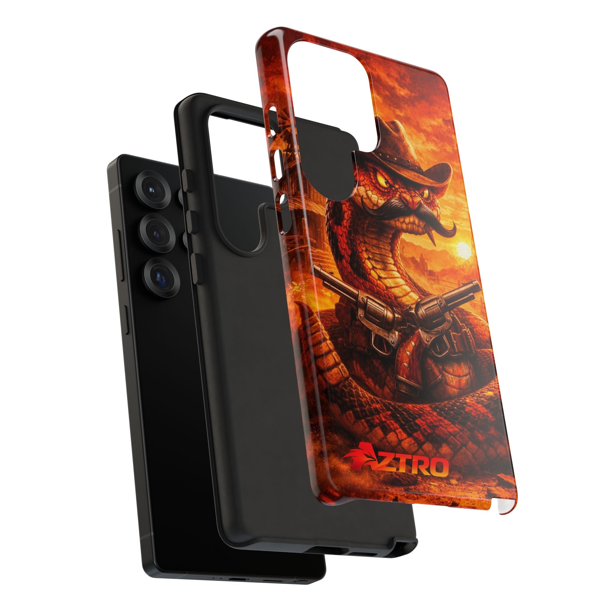 AZTRO Cowboy Snake Phone Case - Western Protective Cover