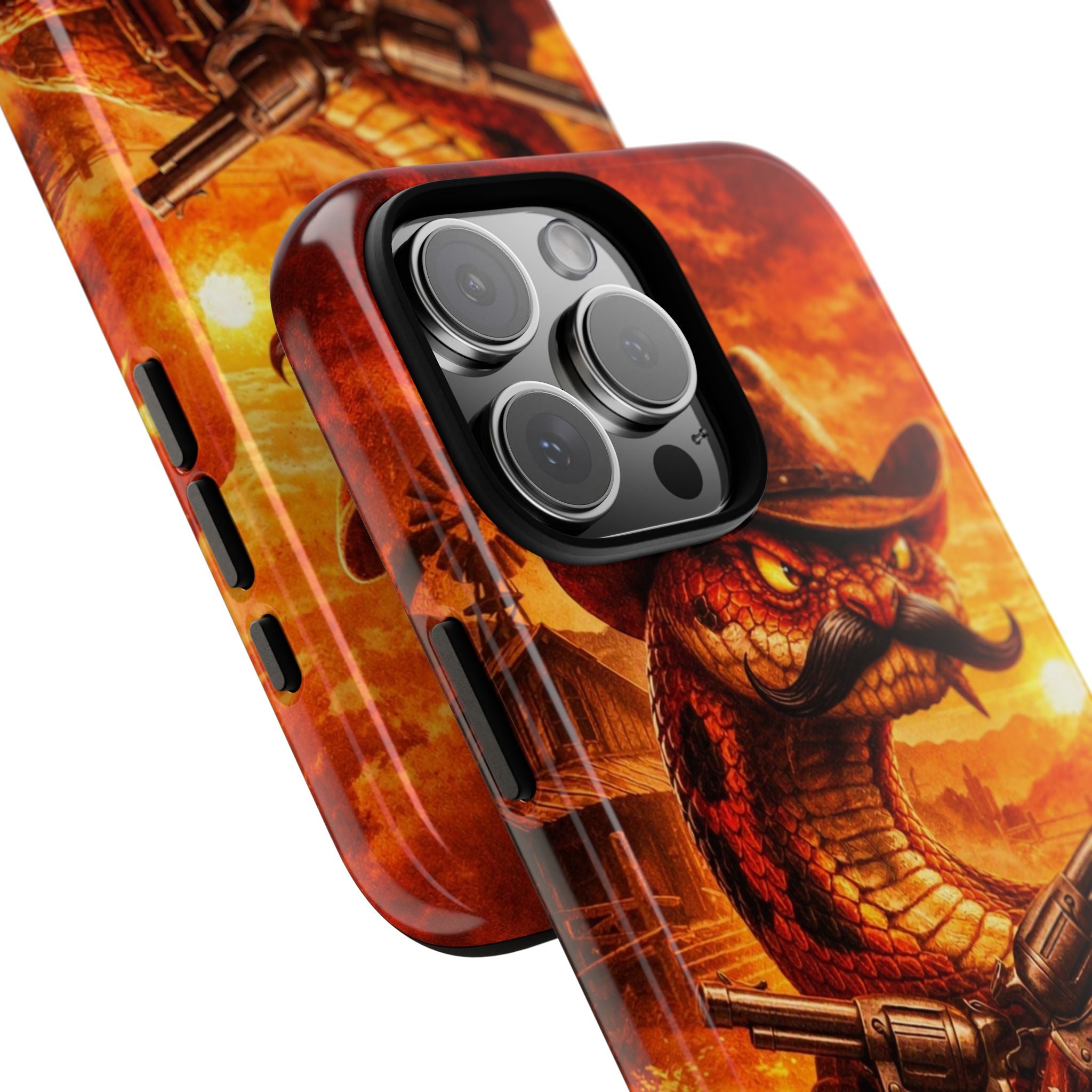 AZTRO Cowboy Snake Phone Case - Western Protective Cover