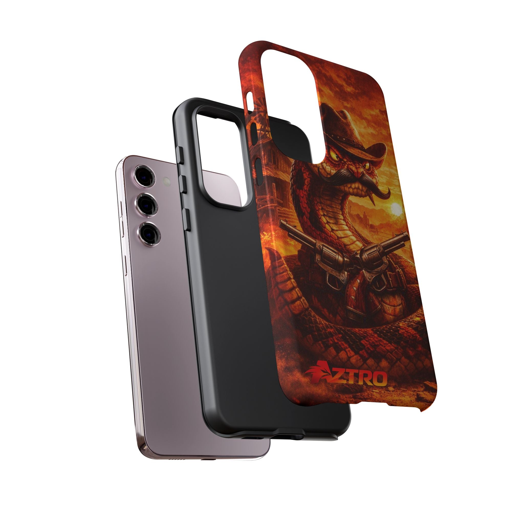 AZTRO Cowboy Snake Phone Case - Western Protective Cover