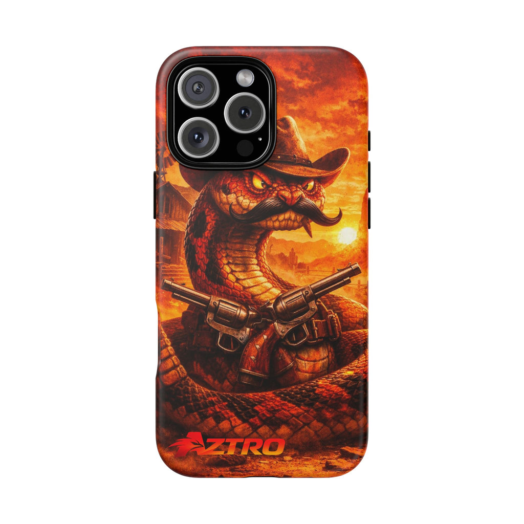 AZTRO Cowboy Snake Phone Case - Western Protective Cover