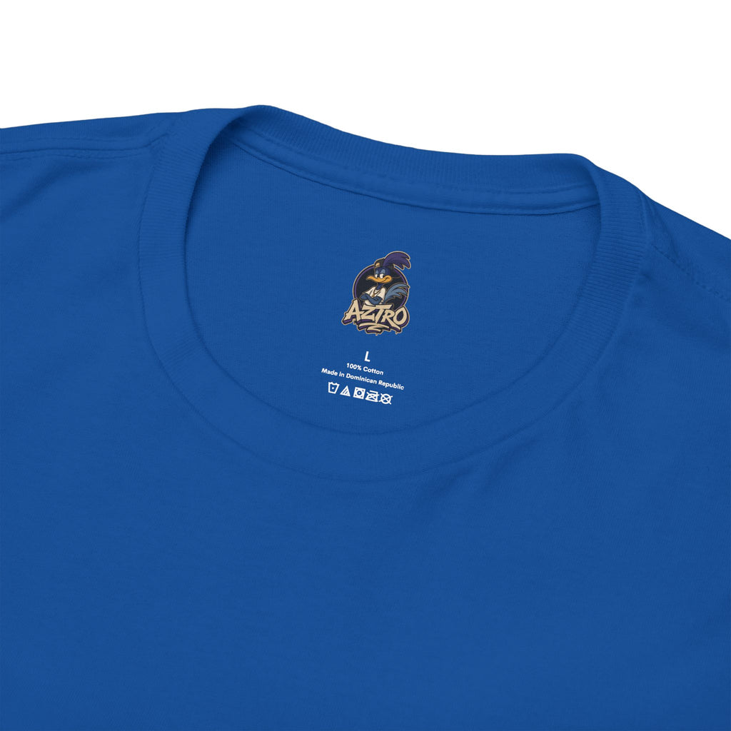AZTRO Classic Yellow Crewneck T‑Shirt — Plain Cotton Tee