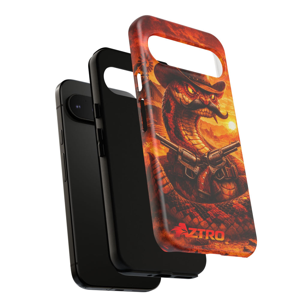 AZTRO Cowboy Snake Phone Case - Western Protective Cover