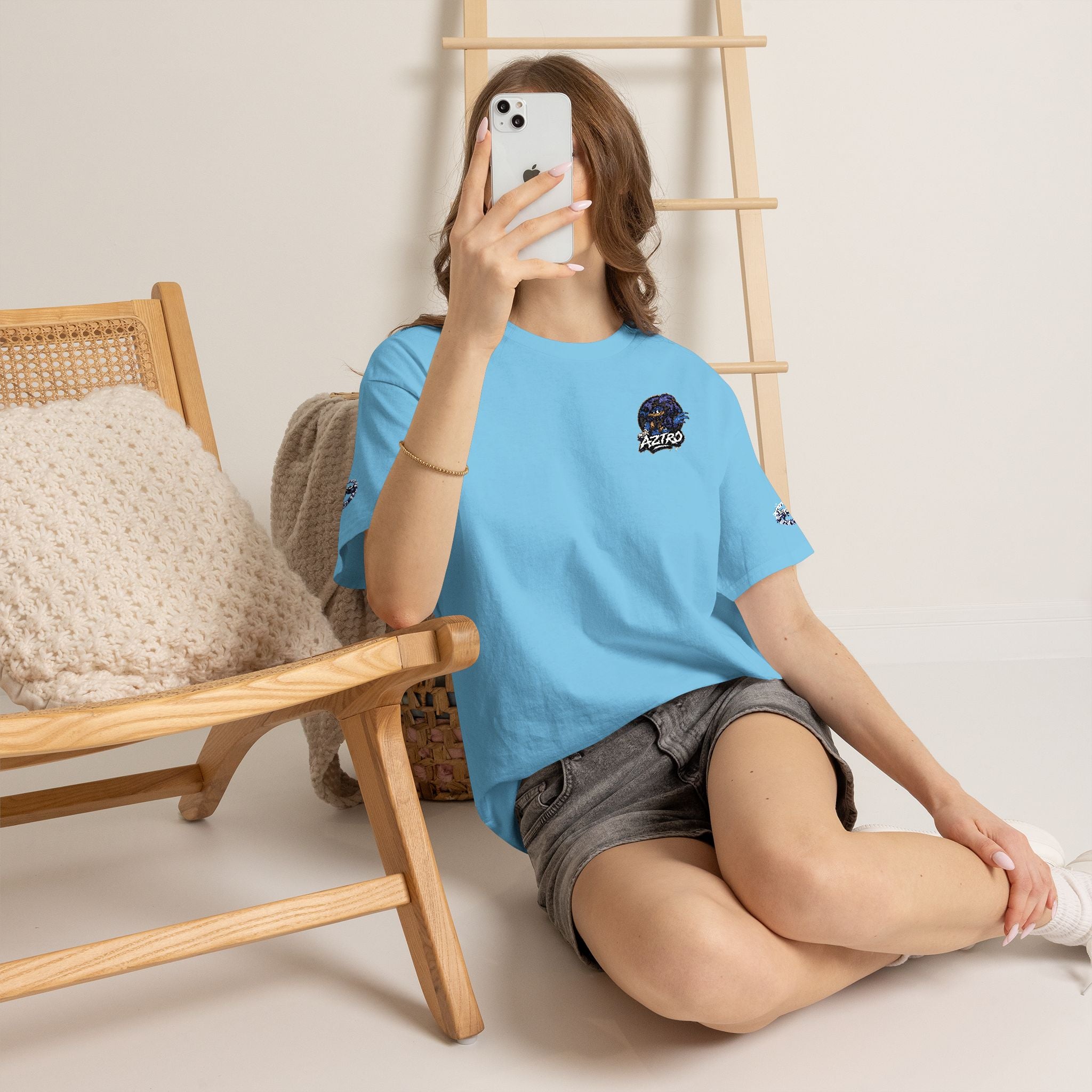 AZTRO Classic Yellow Crewneck T‑Shirt — Plain Cotton Tee