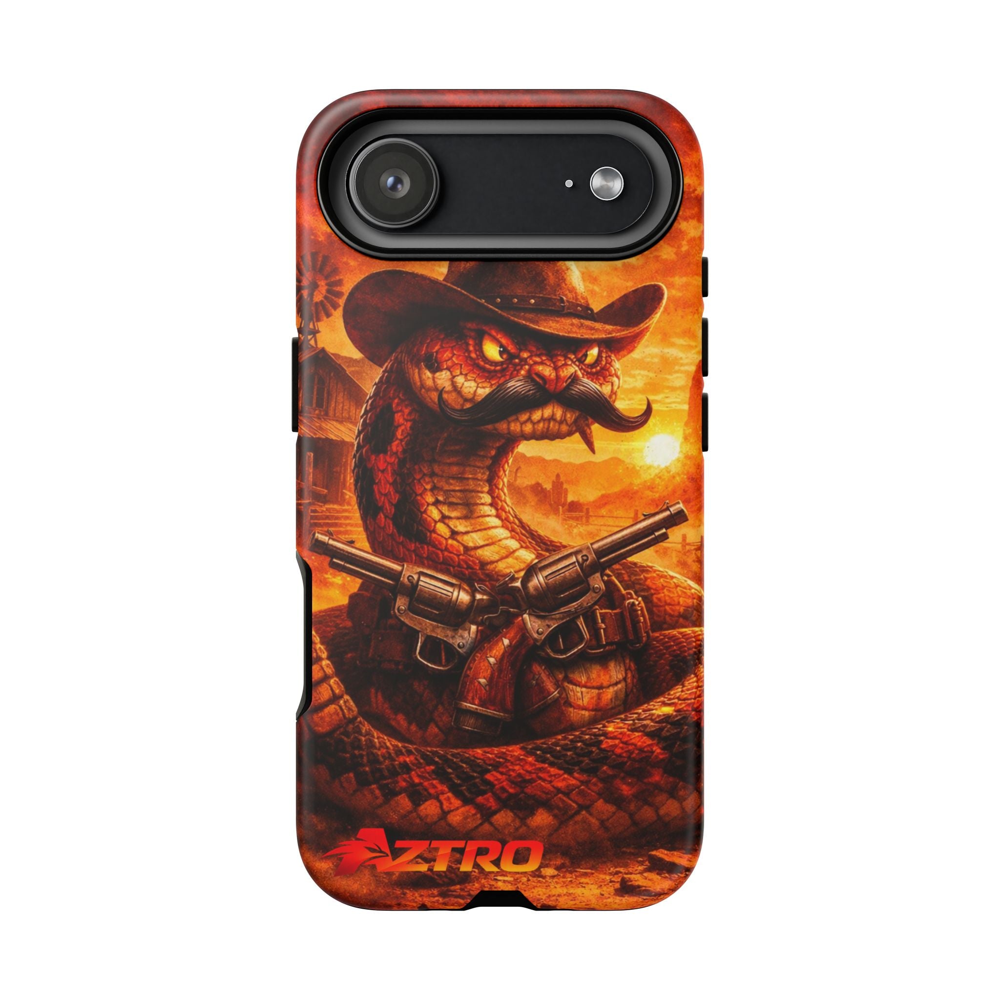 AZTRO Cowboy Snake Phone Case - Western Protective Cover