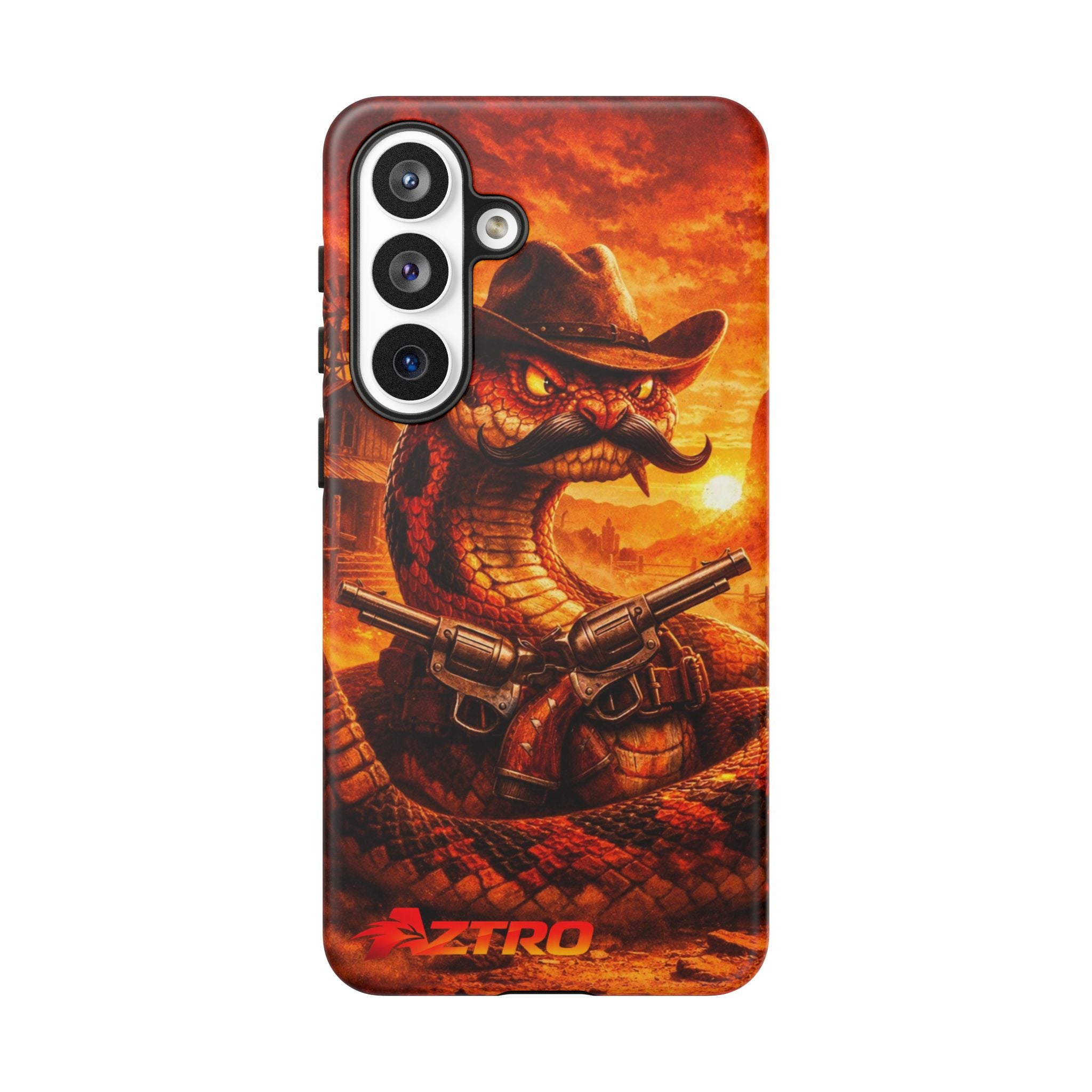 AZTRO Cowboy Snake Phone Case - Western Protective Cover