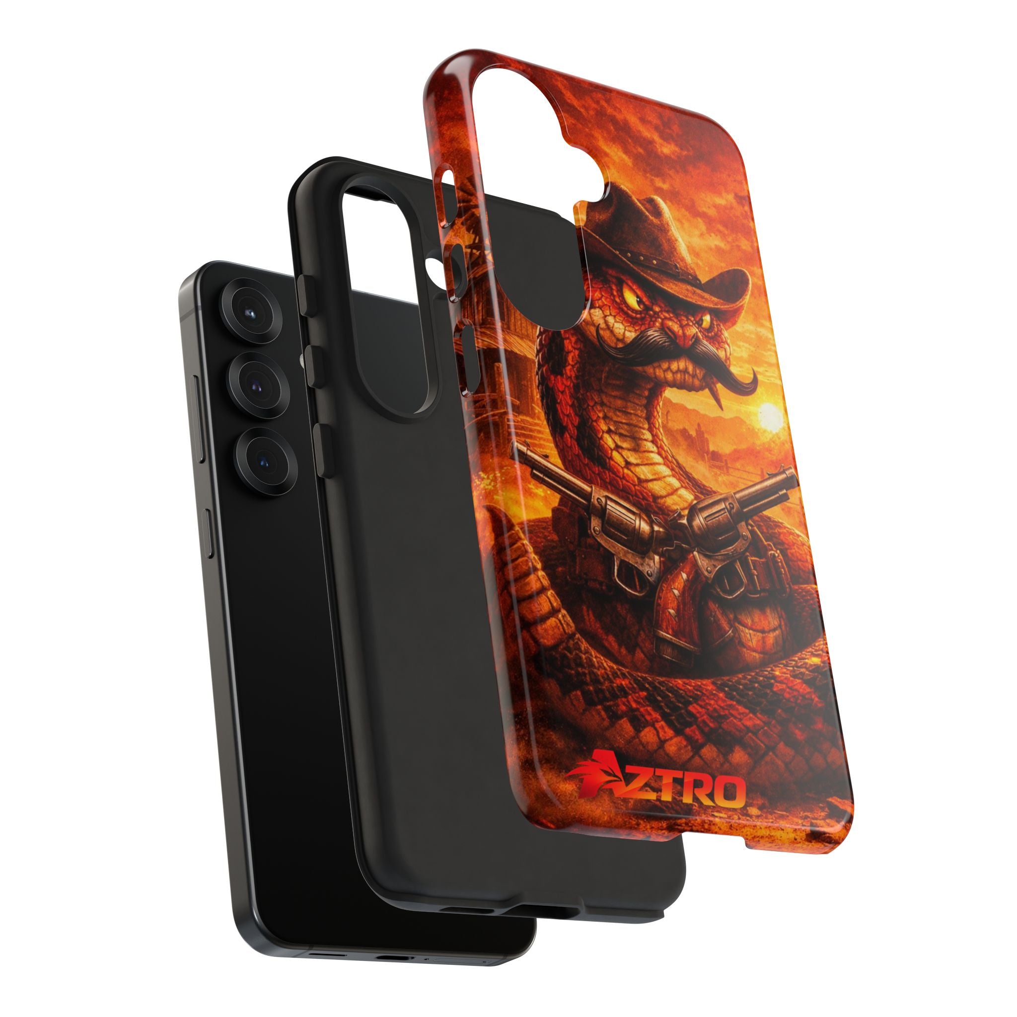 AZTRO Cowboy Snake Phone Case - Western Protective Cover