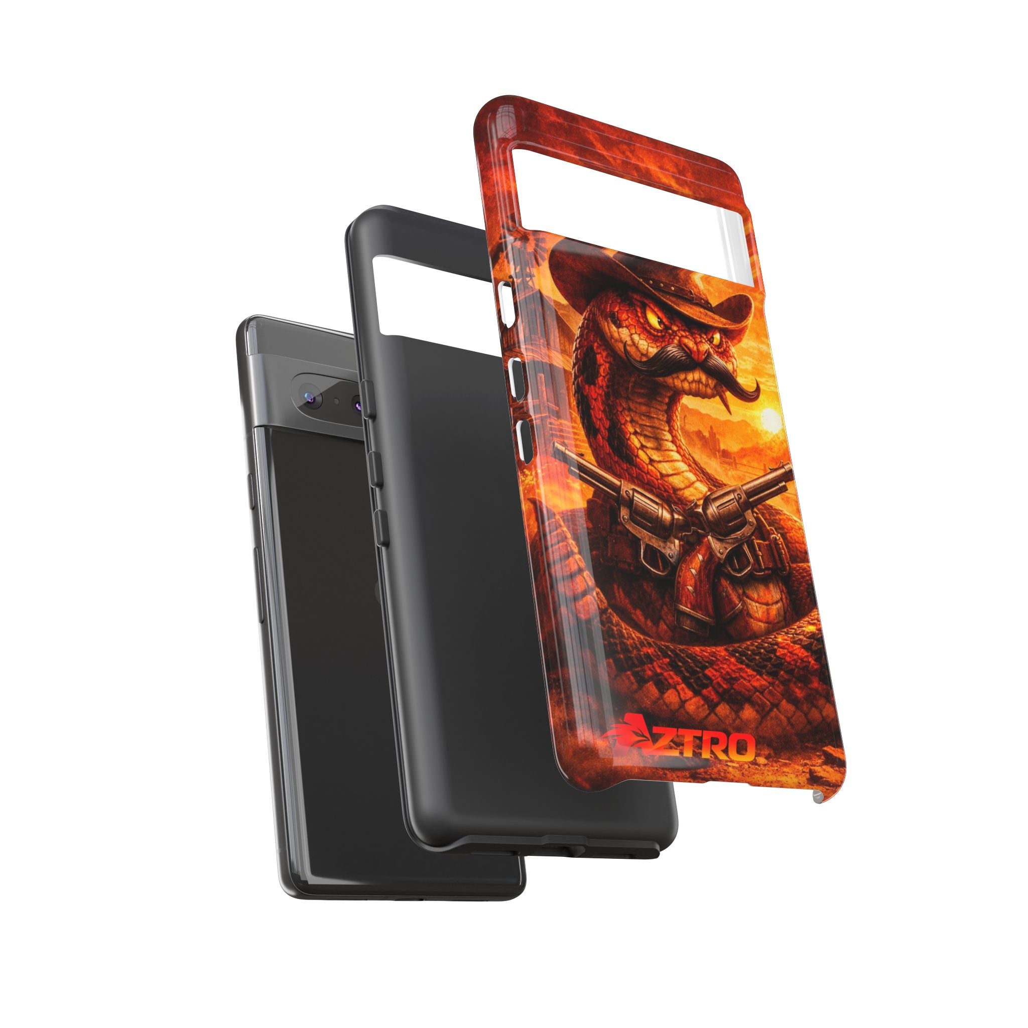AZTRO Cowboy Snake Phone Case - Western Protective Cover